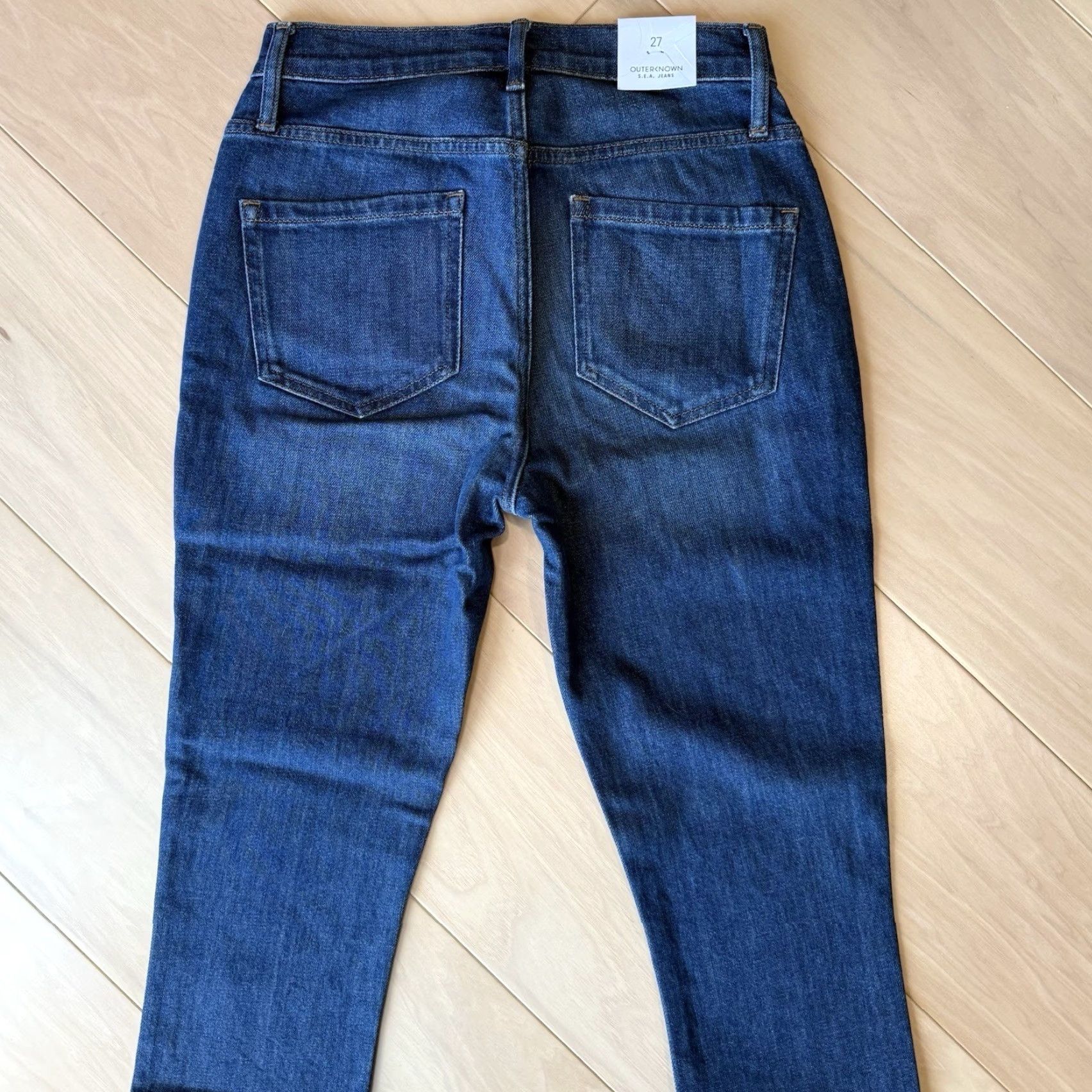 Outerknown Outerknown Strand High Rise Skinny Jeans Women's 26 Blue Boho Party NWT New York NWT Size 26" / US 2 / IT 38 - 7 Thumbnail