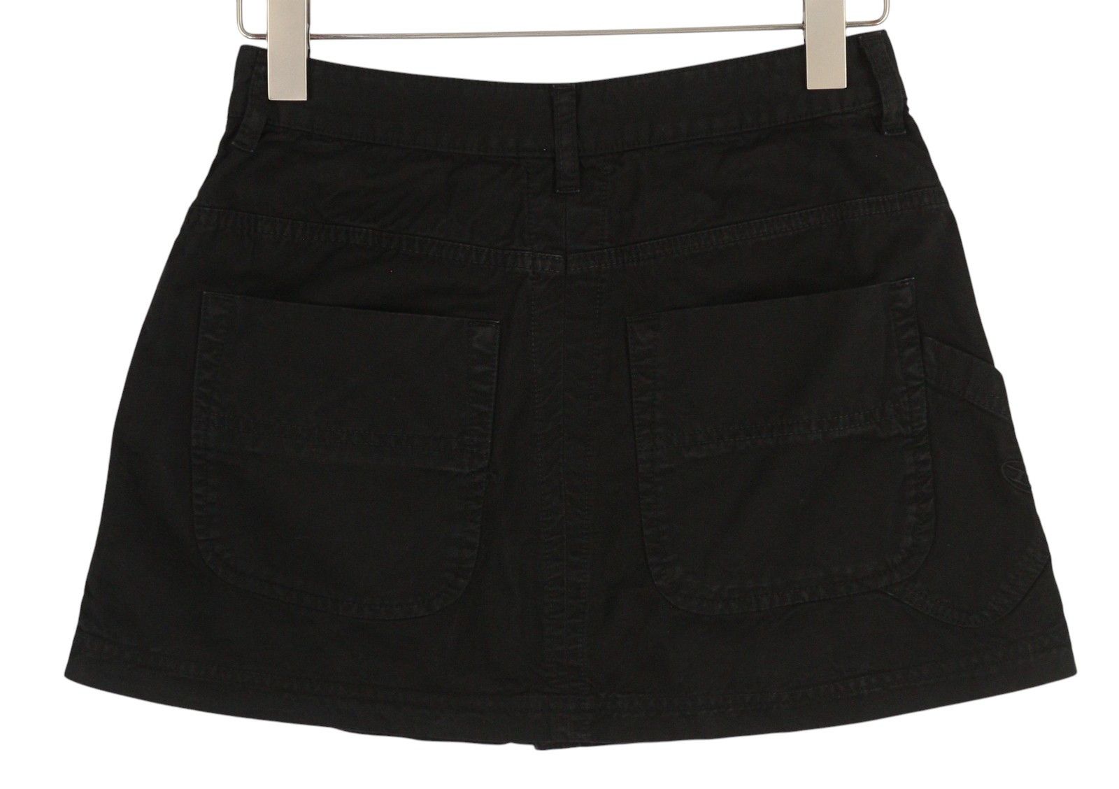 Diesel O-BEIGE W29 Black Twill Button Fly Mini Skirt 41318 Size 29" - 2 Thumbnail