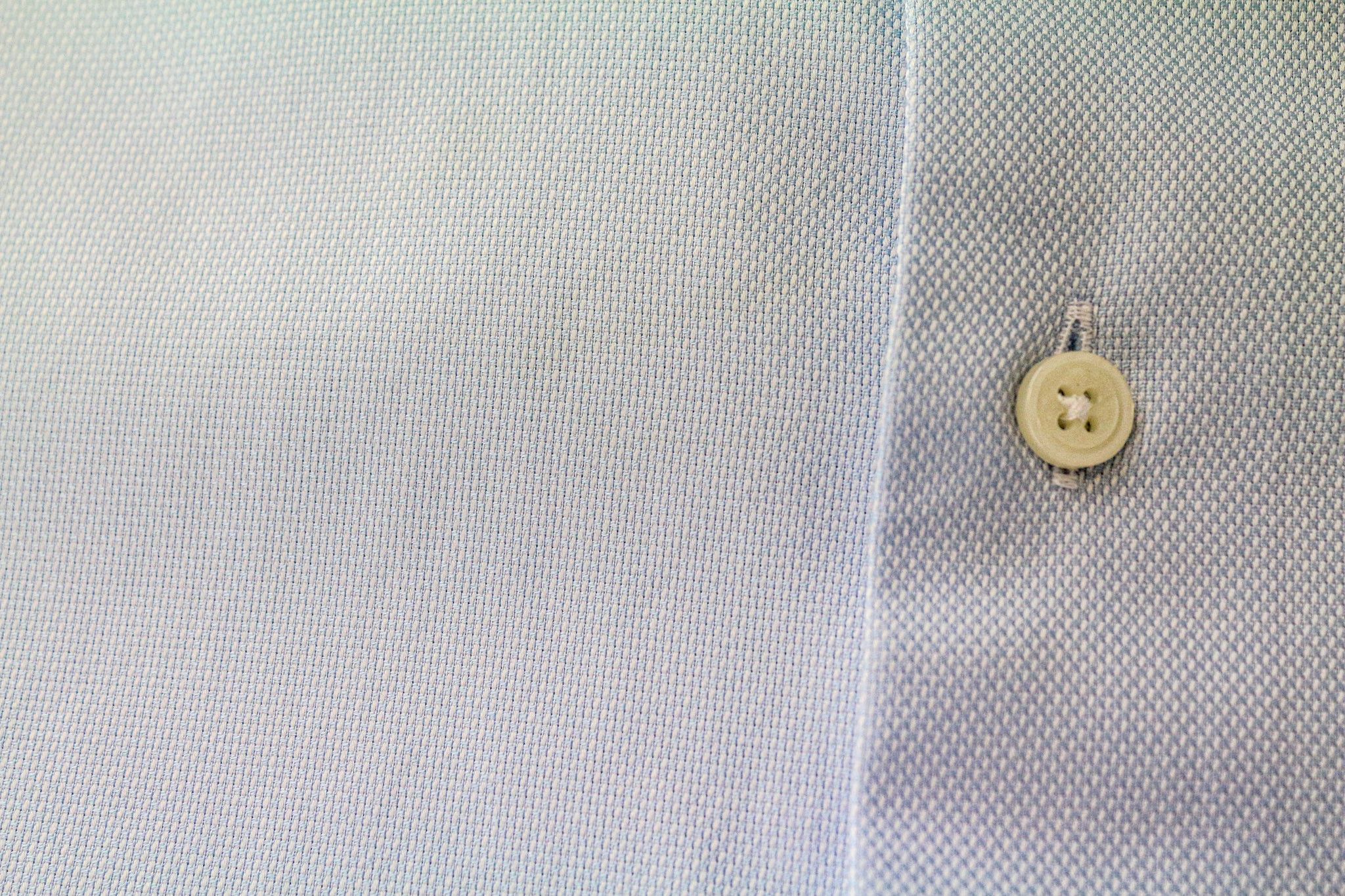 Suitsupply TRAVELLER 42/16 1/2 Slim Blue Cotton Shirt 78905 Size 42R - 8 Thumbnail