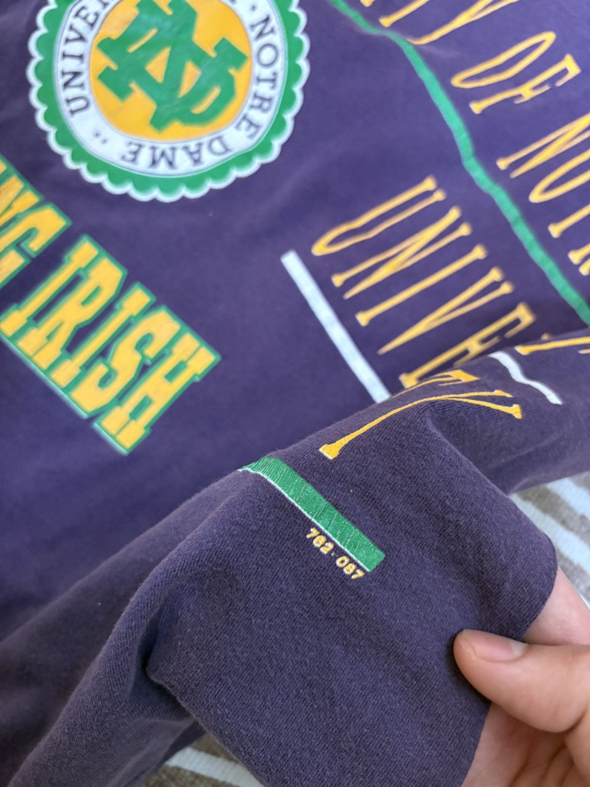 NFL Vintage 90s University Notre Dame Fighting Irish NFL Sport Size US M / EU 48-50 / 2 - 7 Thumbnail