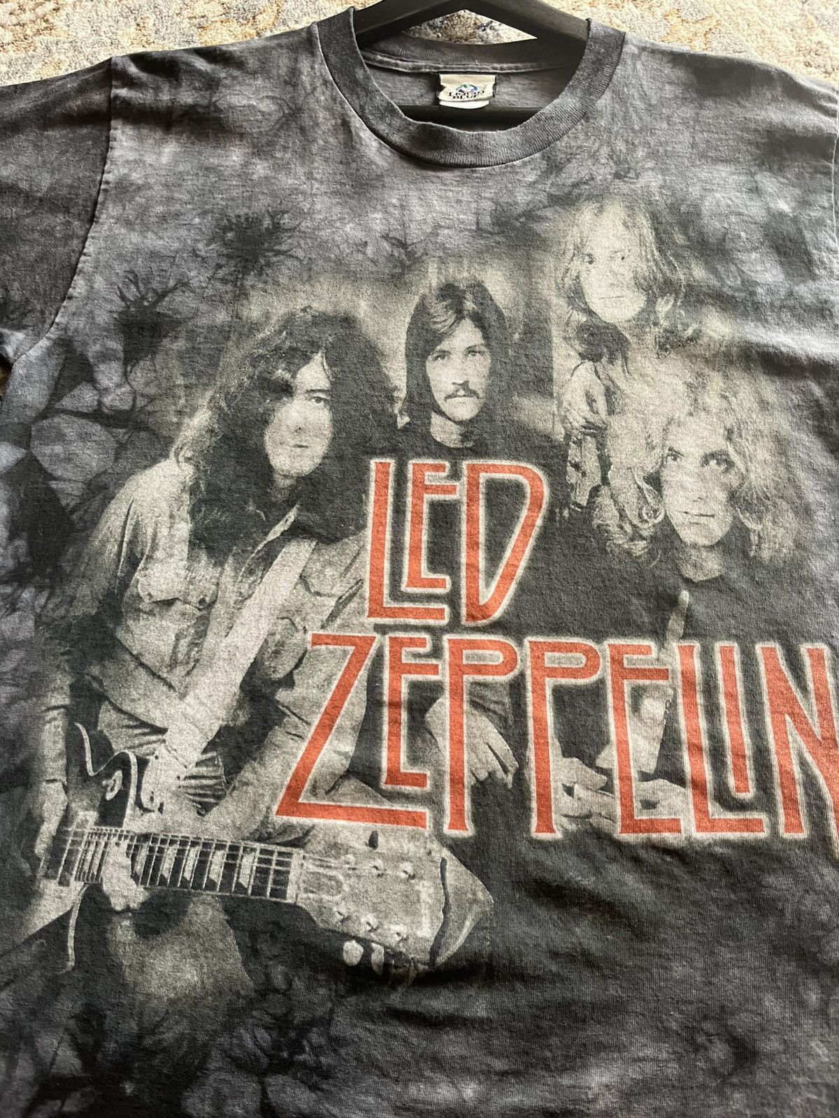 Liquid Blue 90’s LED ZEPPELIN SINGLE STITCH TIE DIE AOP TEE MADE IN USA Size US M / EU 48-50 / 2 - 3 Thumbnail