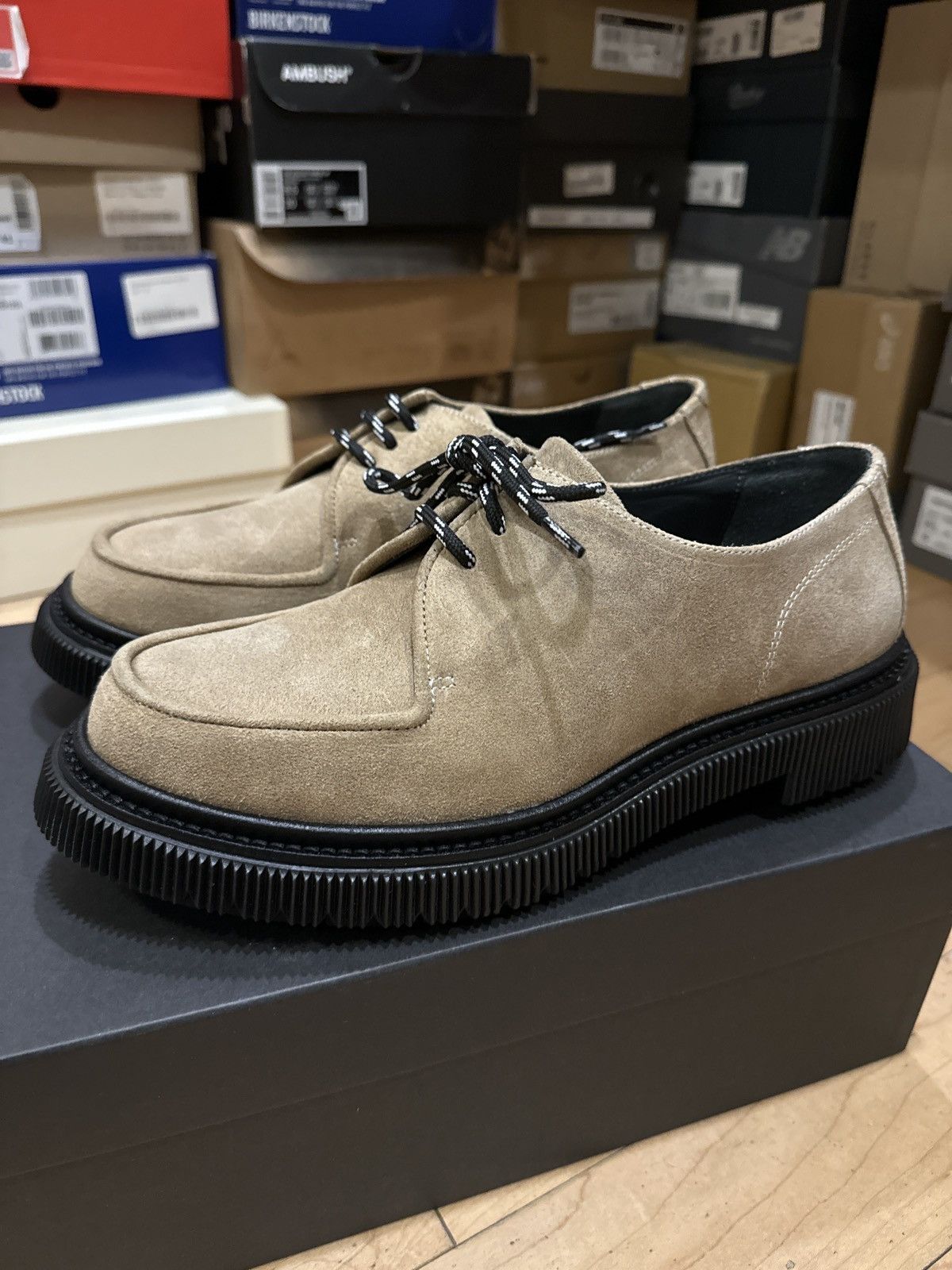Adieu Paris × Mfpen Adieu mfpen type 179 suede sand brown Size US 8 / EU 41 - 6 Thumbnail
