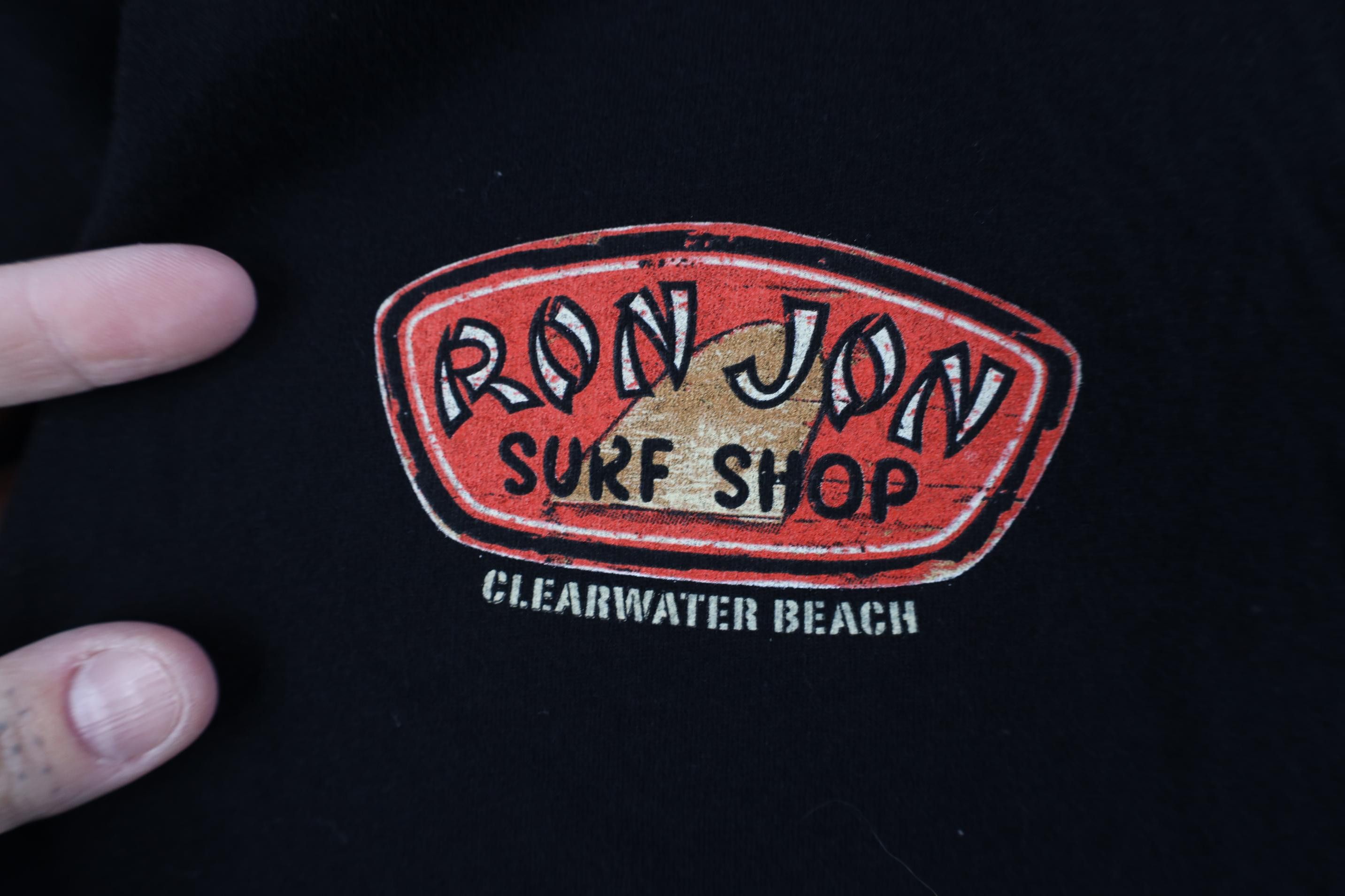 Vintage Vintage Y2K Ron Jon Surf Shop Clearwater Beach T-Shirt Black Size US S / EU 44-46 / 1 - 4 Thumbnail