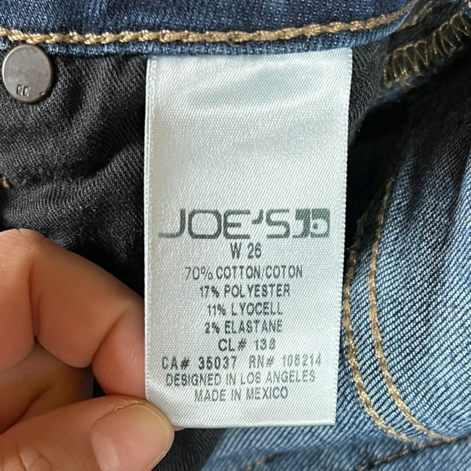 Other Joe's Jeans W26 The Icon Skinny Ankle Jeans Mara Dark Blue Size 26" / US 2 / IT 38 - 3 Thumbnail