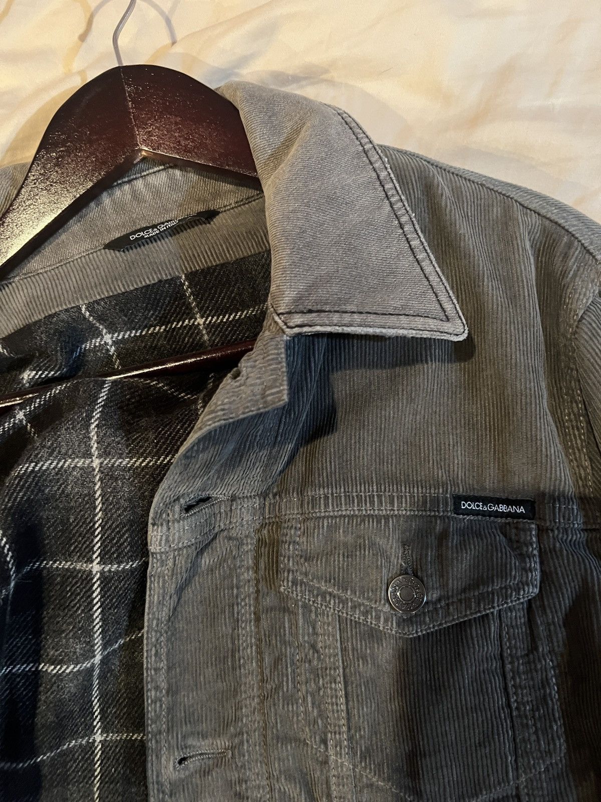 Dolce & Gabbana Corduroy Dolce & Gabbana Jacket Size US L / EU 52-54 / 3 - 7 Thumbnail
