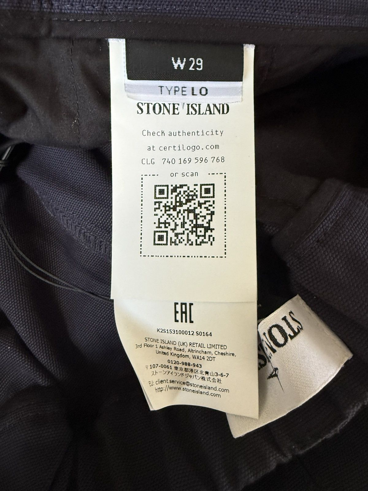 Stone Island BNWT Stone Island Pleated Cargo Pants Size US 29 - 6 Thumbnail