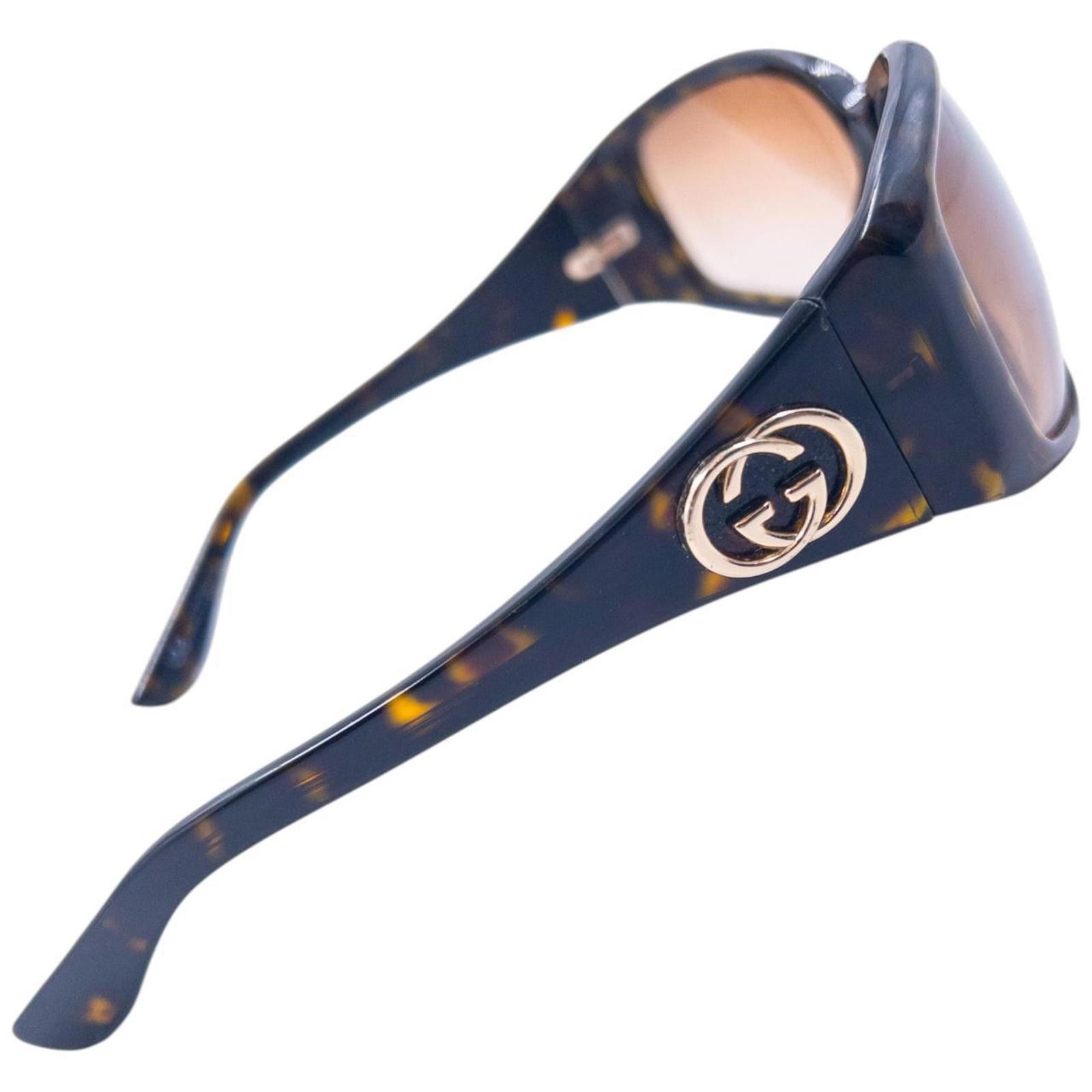 Gucci Vintage Gucci Tortoise Shell Sunglasses Size ONE SIZE - 3 Thumbnail