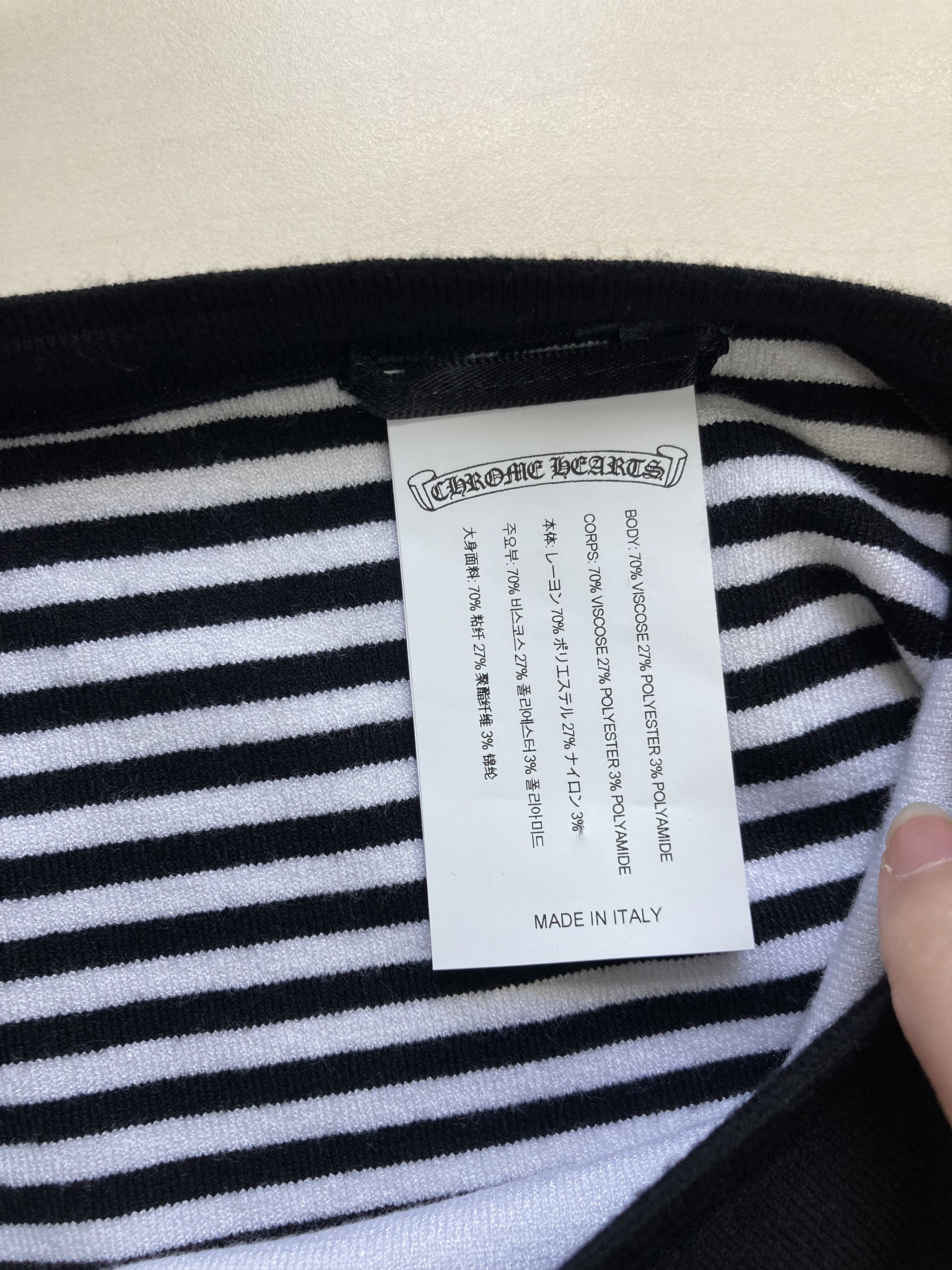 Chrome Hearts Chrome Hearts Striped Cross Stitching Drawstring Shorts Size 29" - 6 Thumbnail