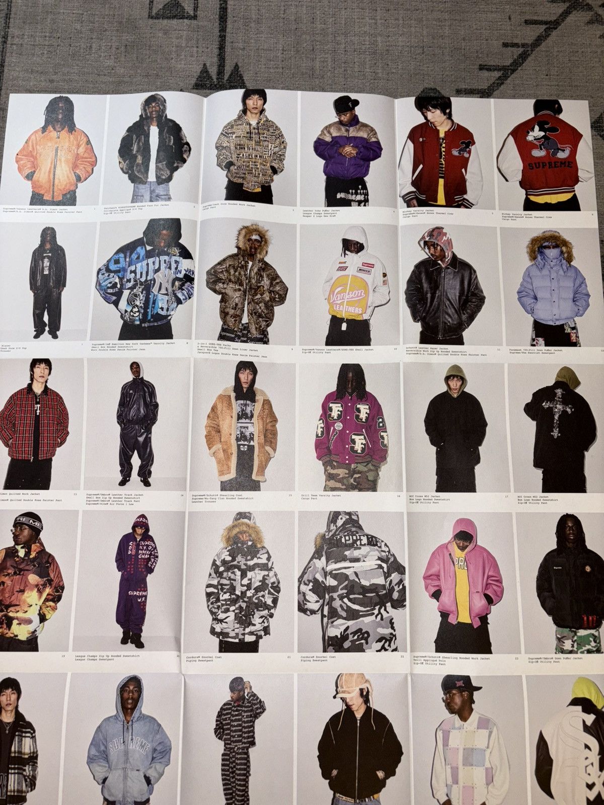Supreme Supreme Fall Winter 2025 Look Book Poster Size ONE SIZE - 4 Thumbnail