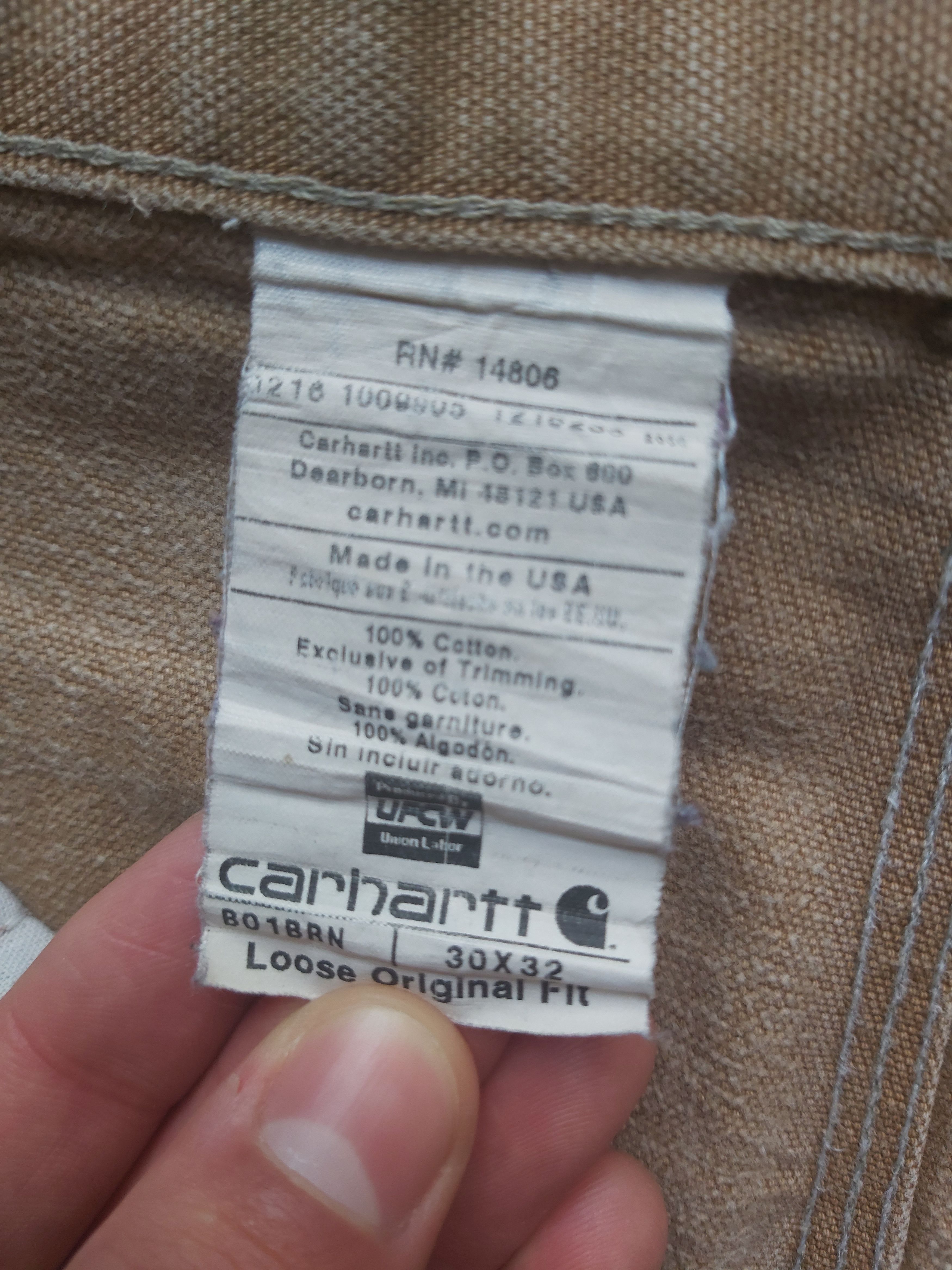 Carhartt Vintage Carhartt: Double Knee Carpenter Pants Size US 30 / EU 46 - 2 Thumbnail