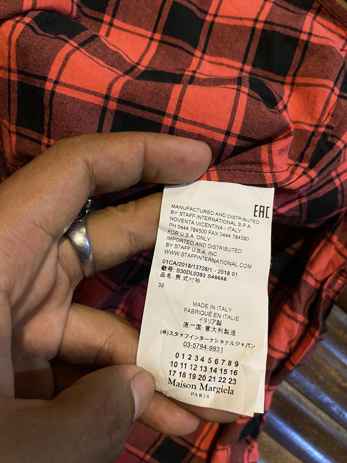 Maison Margiela MAISON MARGIELA SHIRT Size US M / EU 48-50 / 2 - 9 Thumbnail