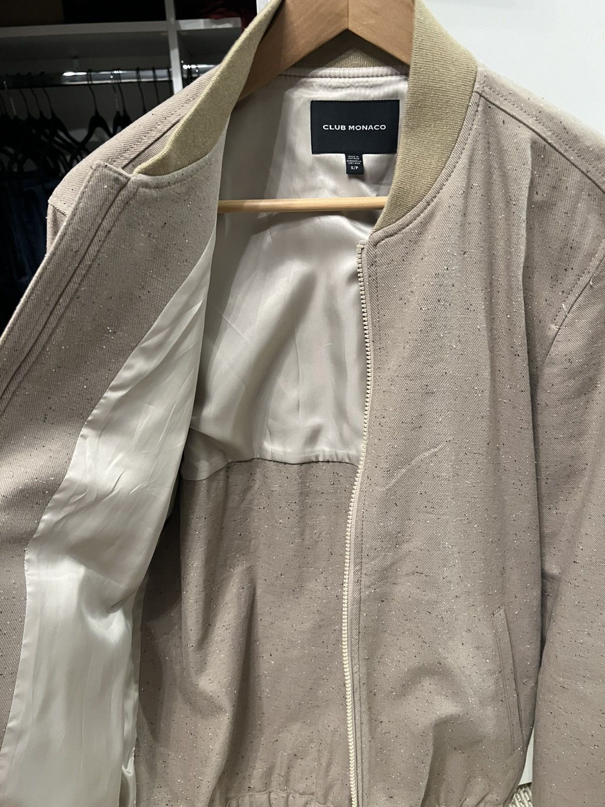 Club Monaco Club Monaco Cotton Bomber Size US S / EU 44-46 / 1 - 6 Thumbnail
