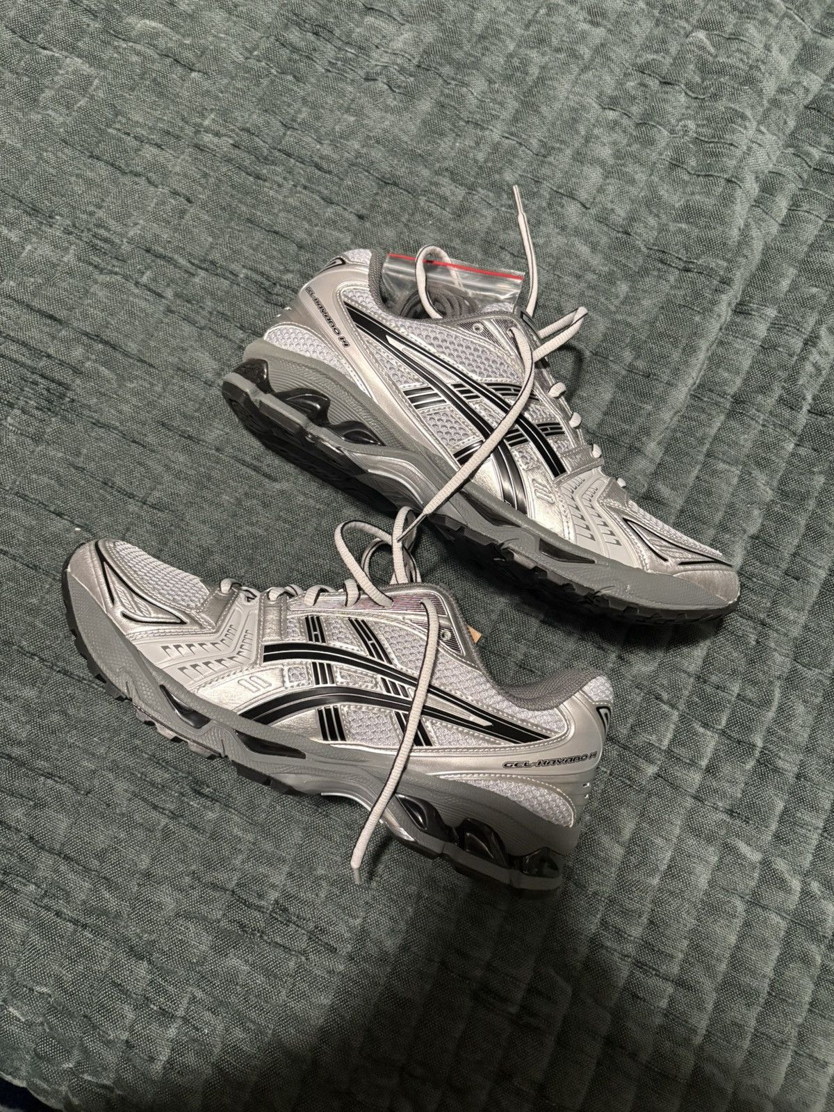 Asics Gel Kayano 14 Dark Pewter Seal Grey Mens 7 Medium ASICS Gel-Kayano 14 Black Seal Grey Men main image 4
