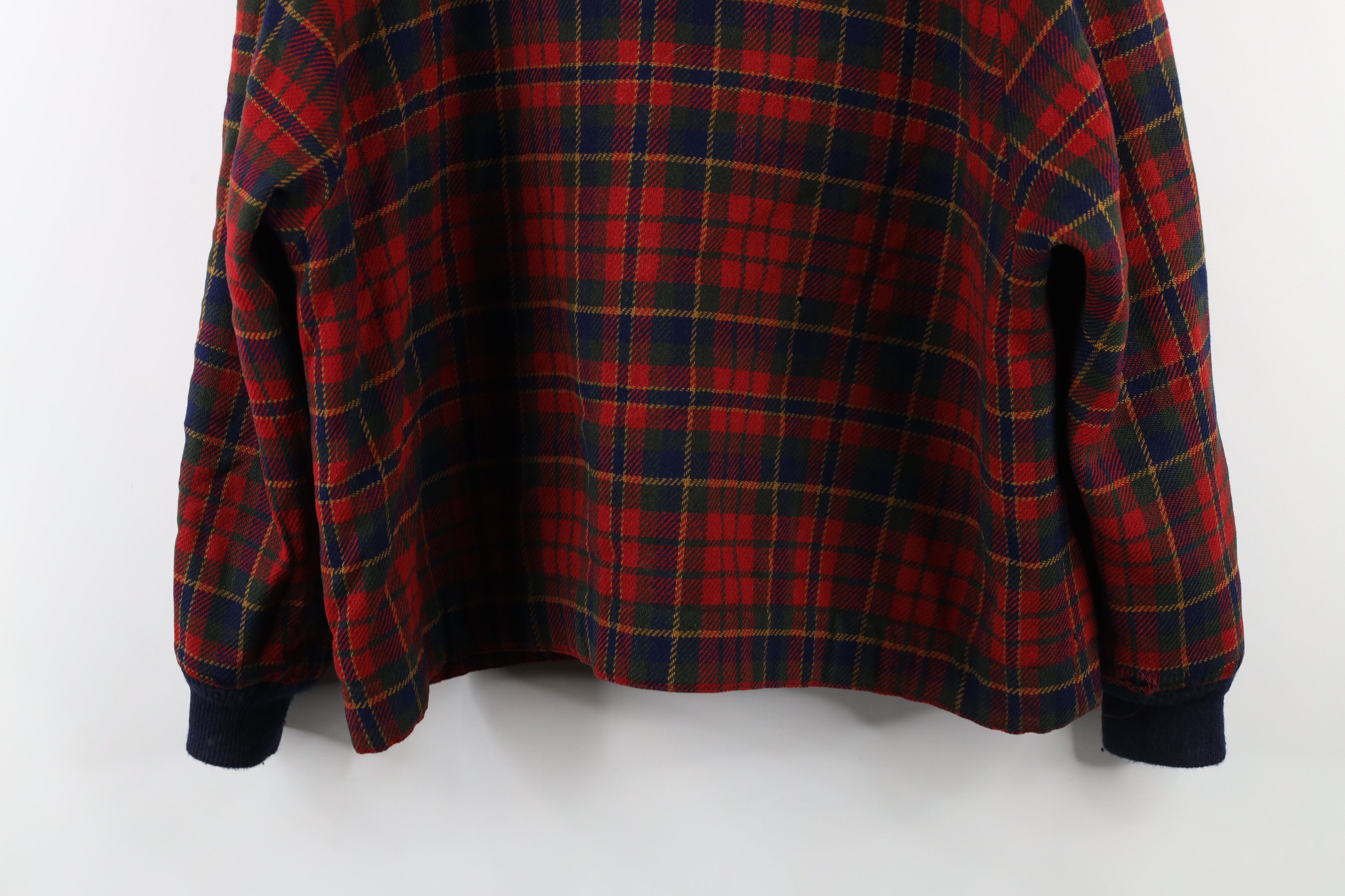 Pendleton × Vintage Vintage 90s Pendleton Cafe Racer Bomber Jacket Plaid USA Size L / US 10 / IT 46 - 19 Thumbnail
