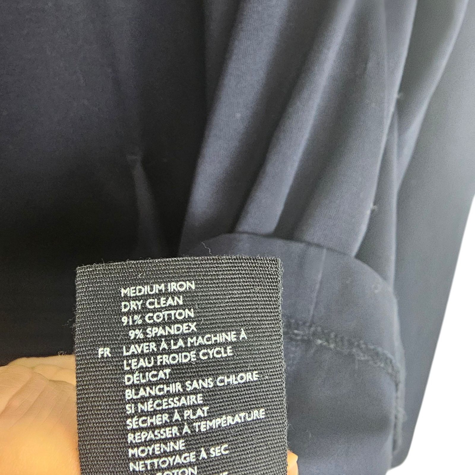 Cos COS Womens Pullover Blouse Patch Pockets Sz M Lagenlook Corp Size M / US 6-8 / IT 42-44 - 7 Thumbnail