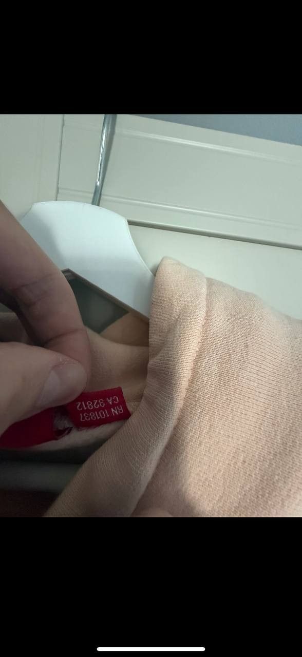 Supreme Sweatshirt Boxlogo Peach Size US L / EU 52-54 / 3 - 3 Thumbnail