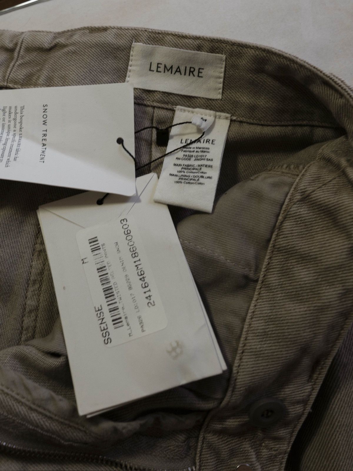 Lemaire Twisted Belt Denim Size US 32 / EU 48 - 5 Thumbnail