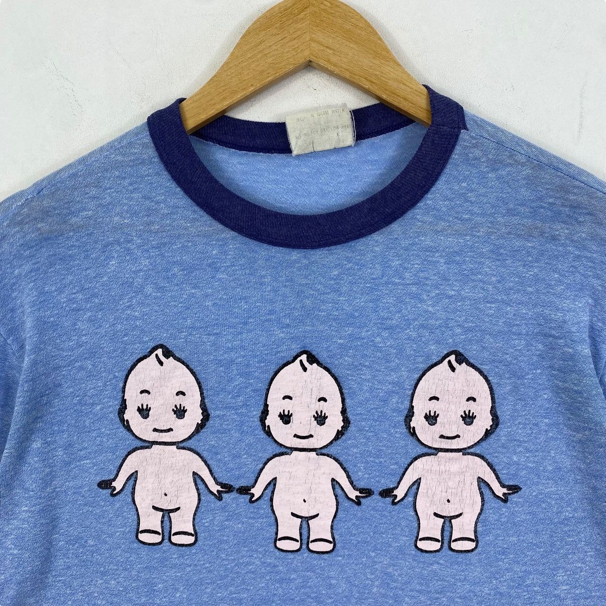 Vintage Vintage 80's ANGEL BABIES Graphic Tee Shirt Size US M / EU 48-50 / 2 - 2 Thumbnail