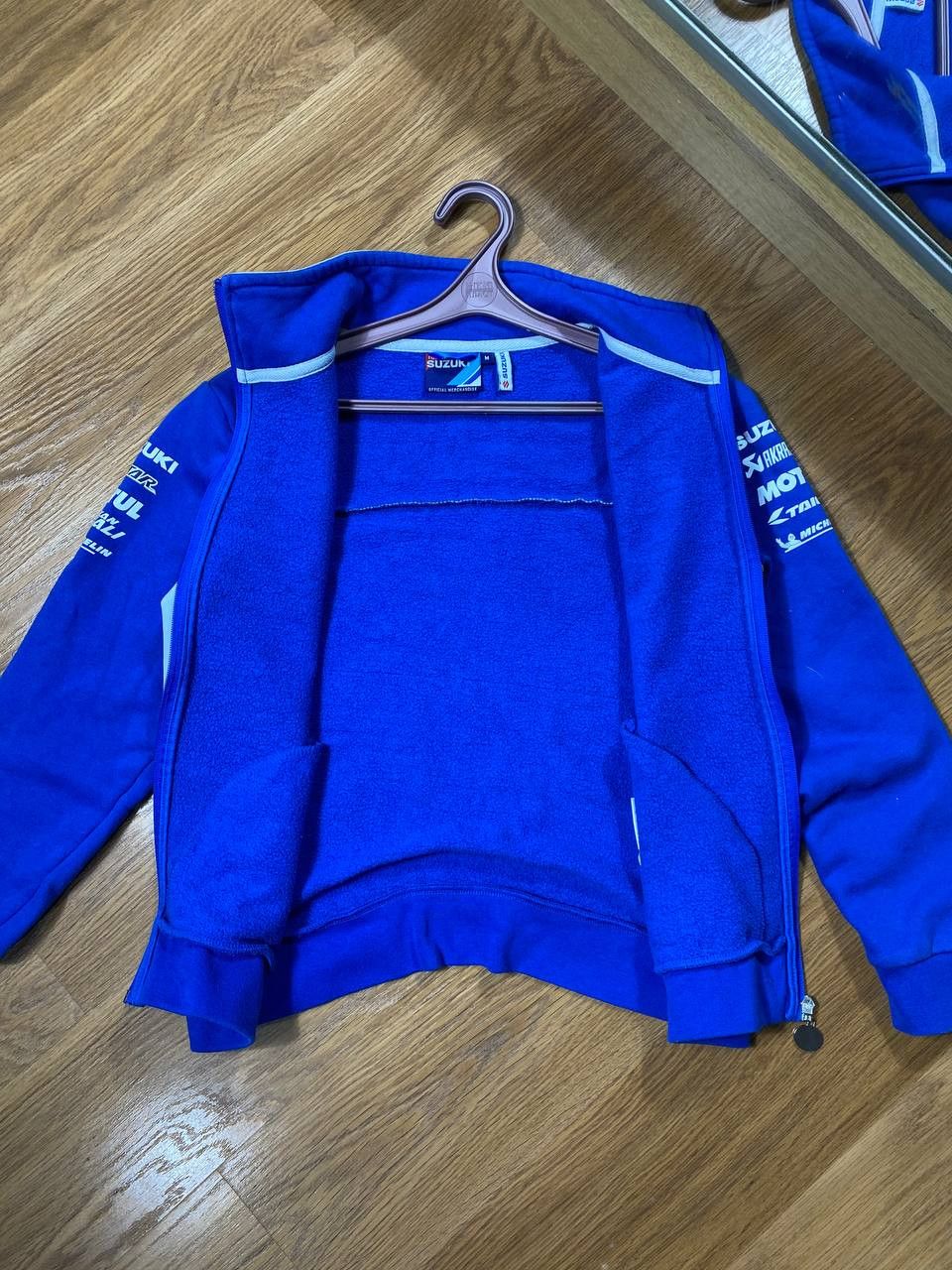 Japanese Brand × Vintage New Vintage Suzuki Ecstar NASCAR Fleece Zip Jacket Big Logo Size US M / EU 48-50 / 2 - 3 Thumbnail