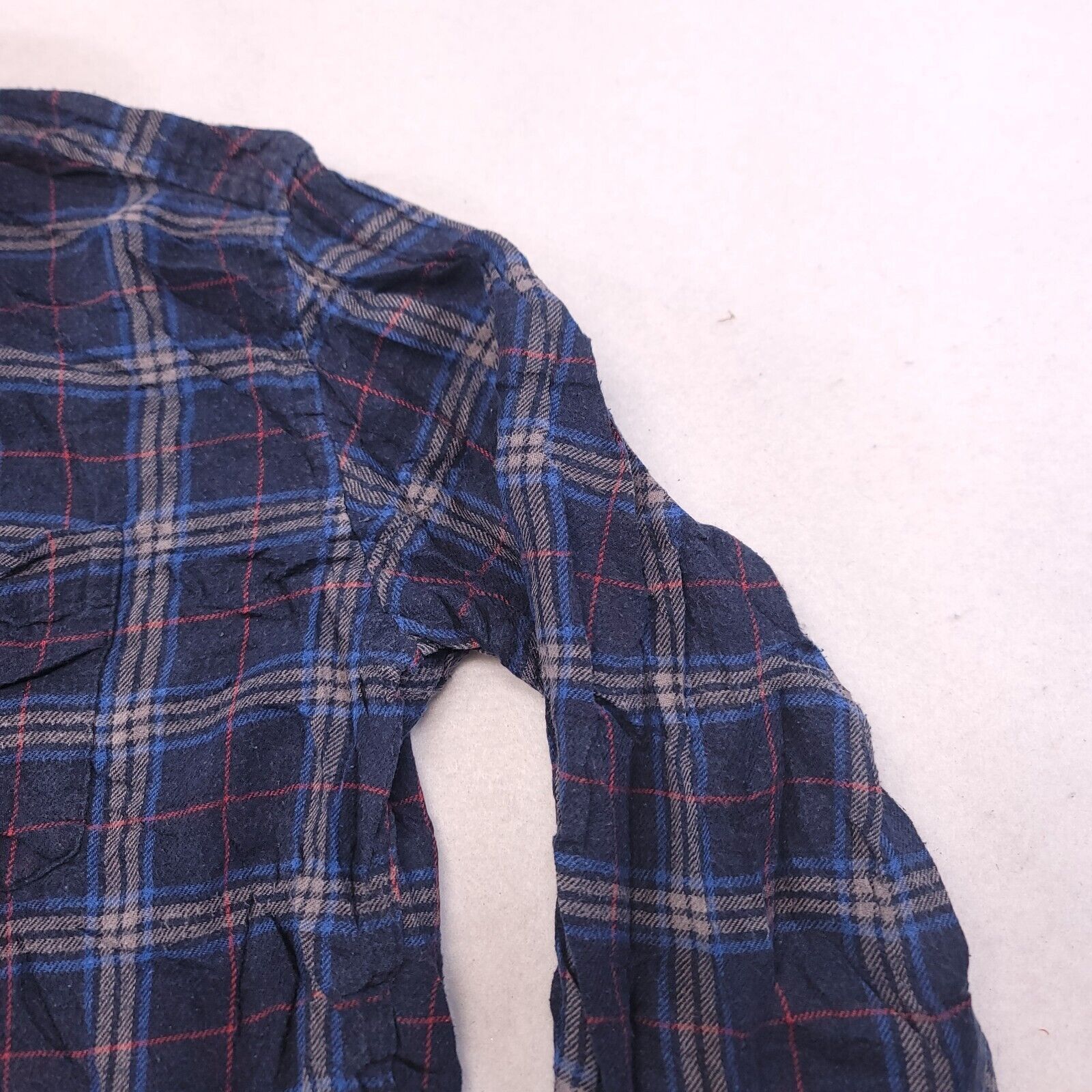Croft & Barrow Croft & Barrow Tartan Flannel Shirt Mens Size M Blue Gray Size US M / EU 48-50 / 2 - 5 Thumbnail