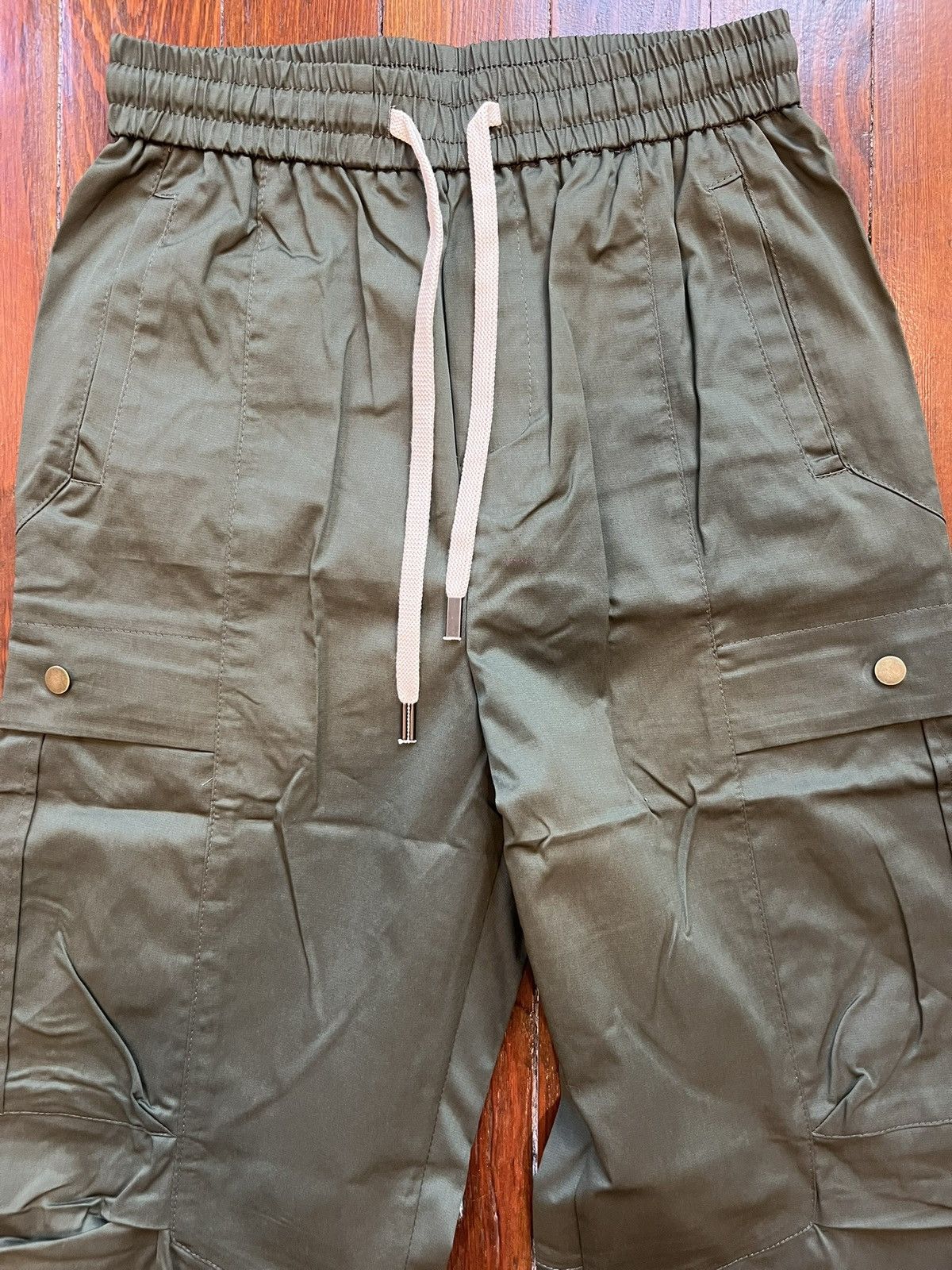 Other HZ Shangpin Green Khaki 4 Pocket Relax Fit Utility Trousers Size US 34 / EU 50 - 3 Thumbnail