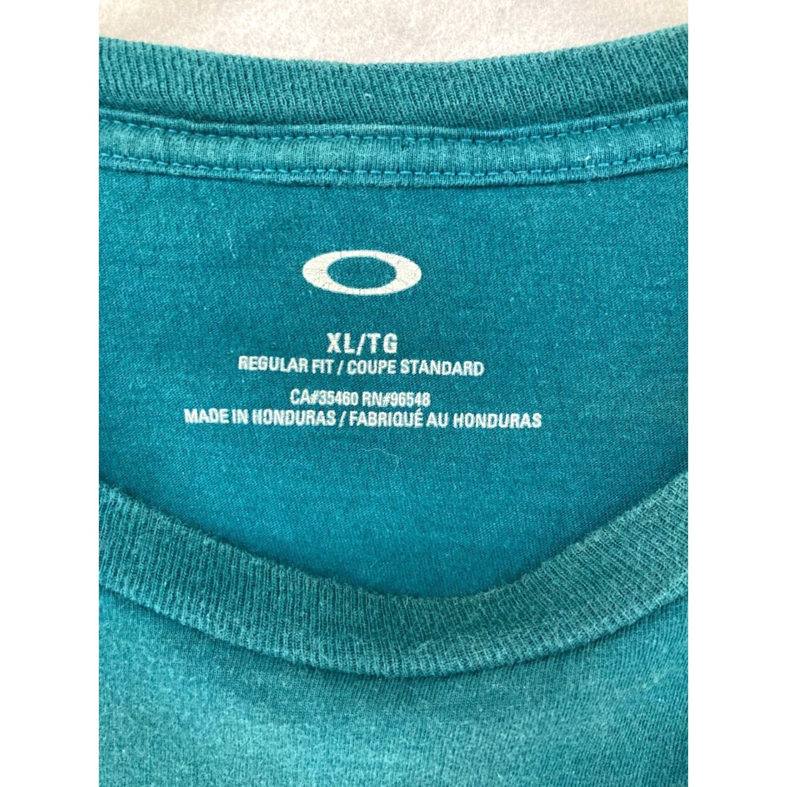 Oakley Oakley T-Shirt Mens XL Blue Graphic Print Outdoor Comfort Crew Neck Short Sleeve Jersey Cotton Blend Regular Fit Size US XL / EU 56 / 4 - 5 Thumbnail