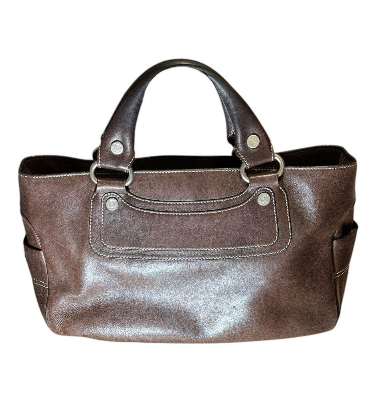 Celine Celine Boogie Bag Brown Calfskin Leather mint condition Size ONE SIZE - 1 Thumbnail