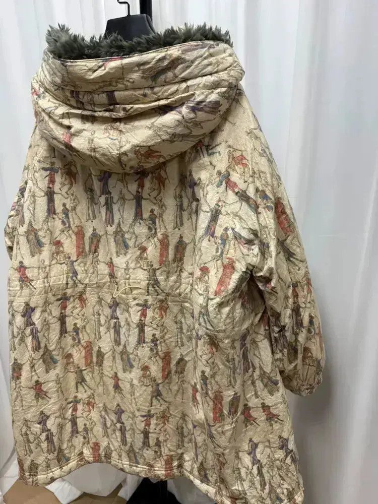 Undercover Sz 3 Undercover Death Dance Full Print Parka-2507 Size US L / EU 52-54 / 3 - 3 Thumbnail