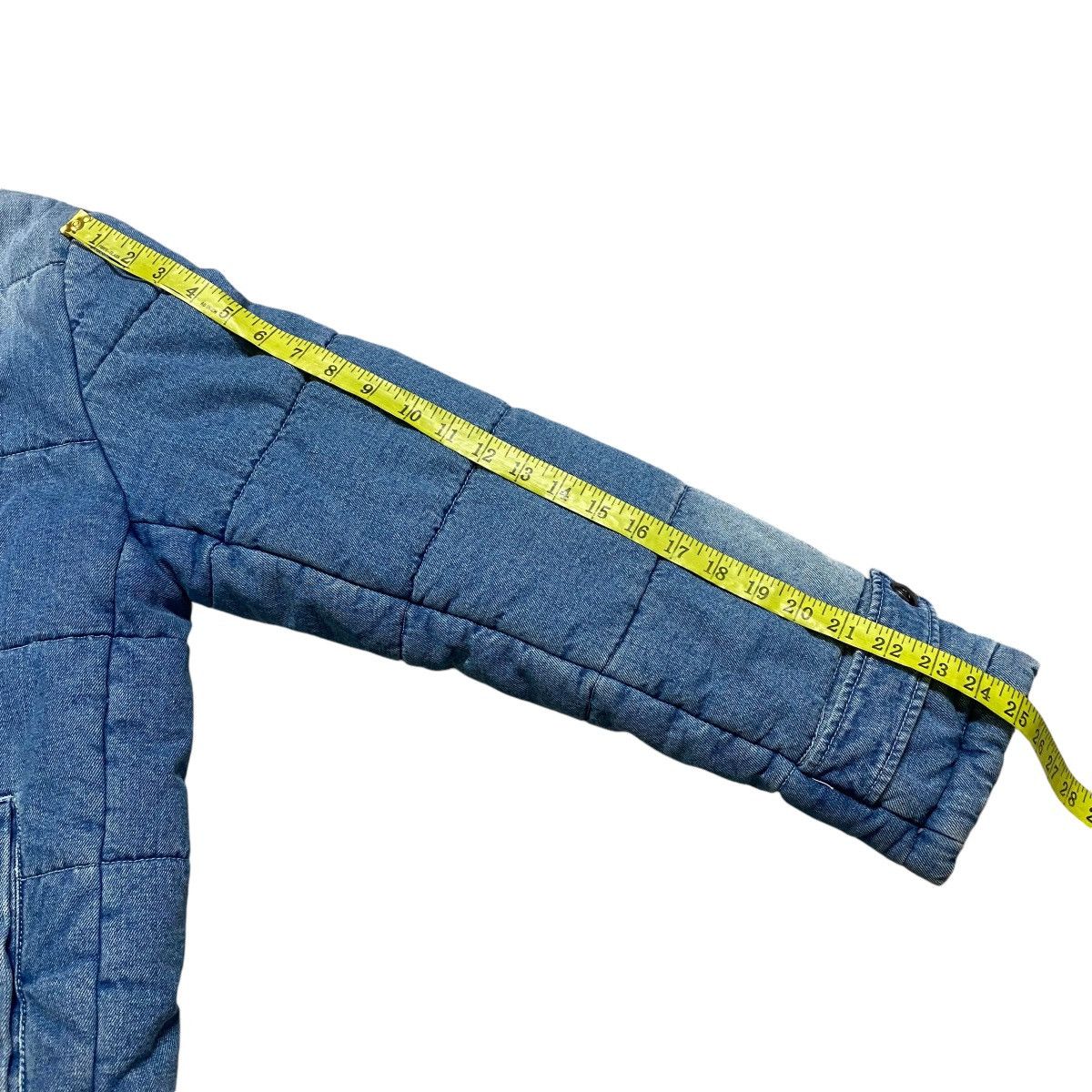 Japanese Brand KNACKERED Denim Puffer Jacket Size US L / EU 52-54 / 3 - 21 Thumbnail