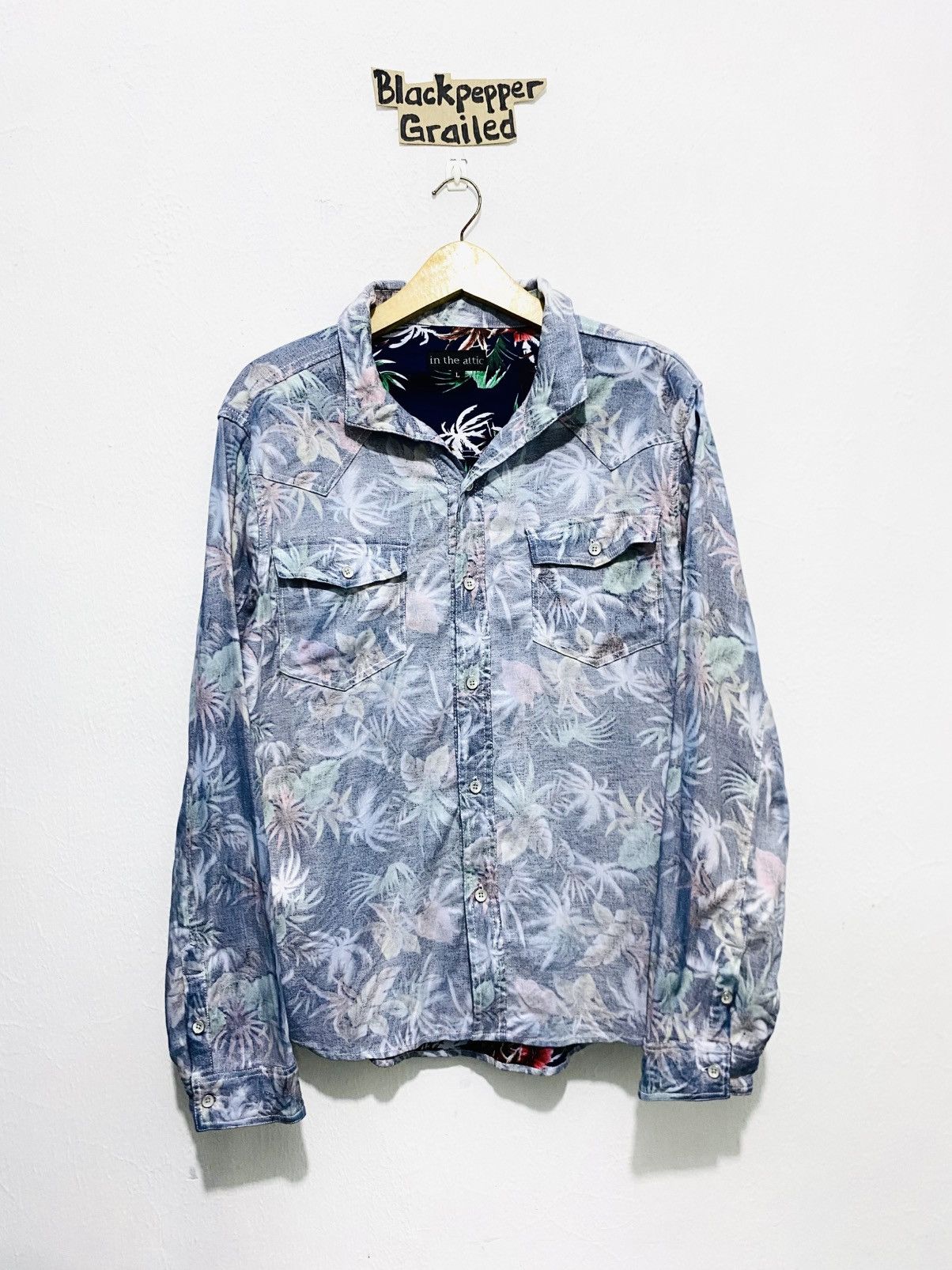 In The Attic In The Attic Floral Hawaii button up If six was nine LGB Y2K Size US L / EU 52-54 / 3 - 3 Thumbnail