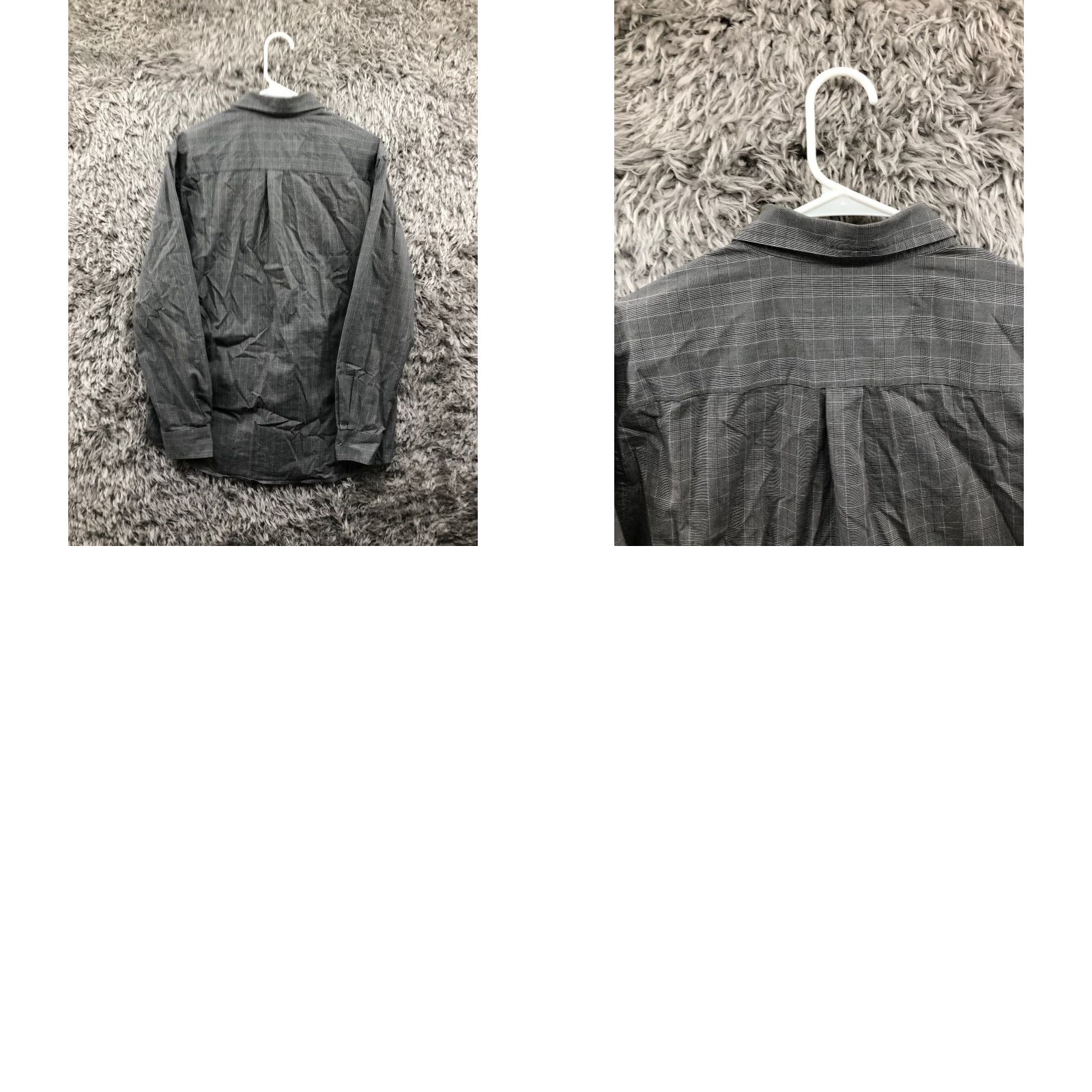 Chaps Chaps Shirt L Mens Gray Plaid Long Sleeve Button-Down Collar Shirt Size US L / EU 52-54 / 3 - 9 Thumbnail
