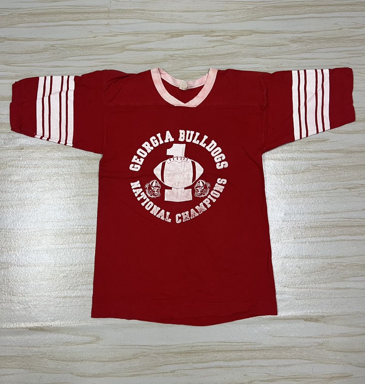 Velva Sheen 70s Georgia Bulldogs National Champions Velva Sheen Tee Size US S / EU 44-46 / 1 - 1 Thumbnail