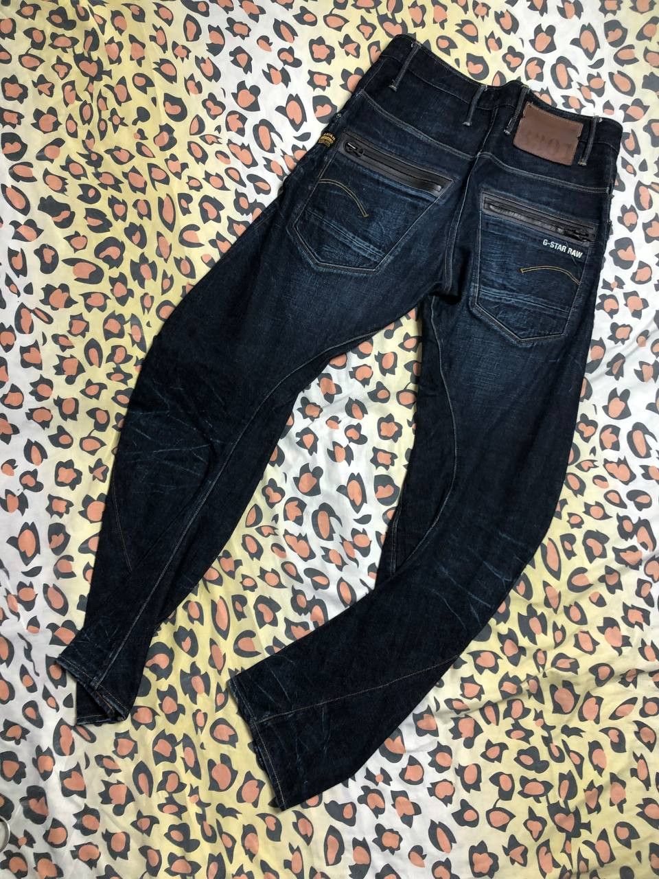 G-Star Vintage g-star raw cargo multi pocket jeans y2k Size US 31 - 14 Thumbnail