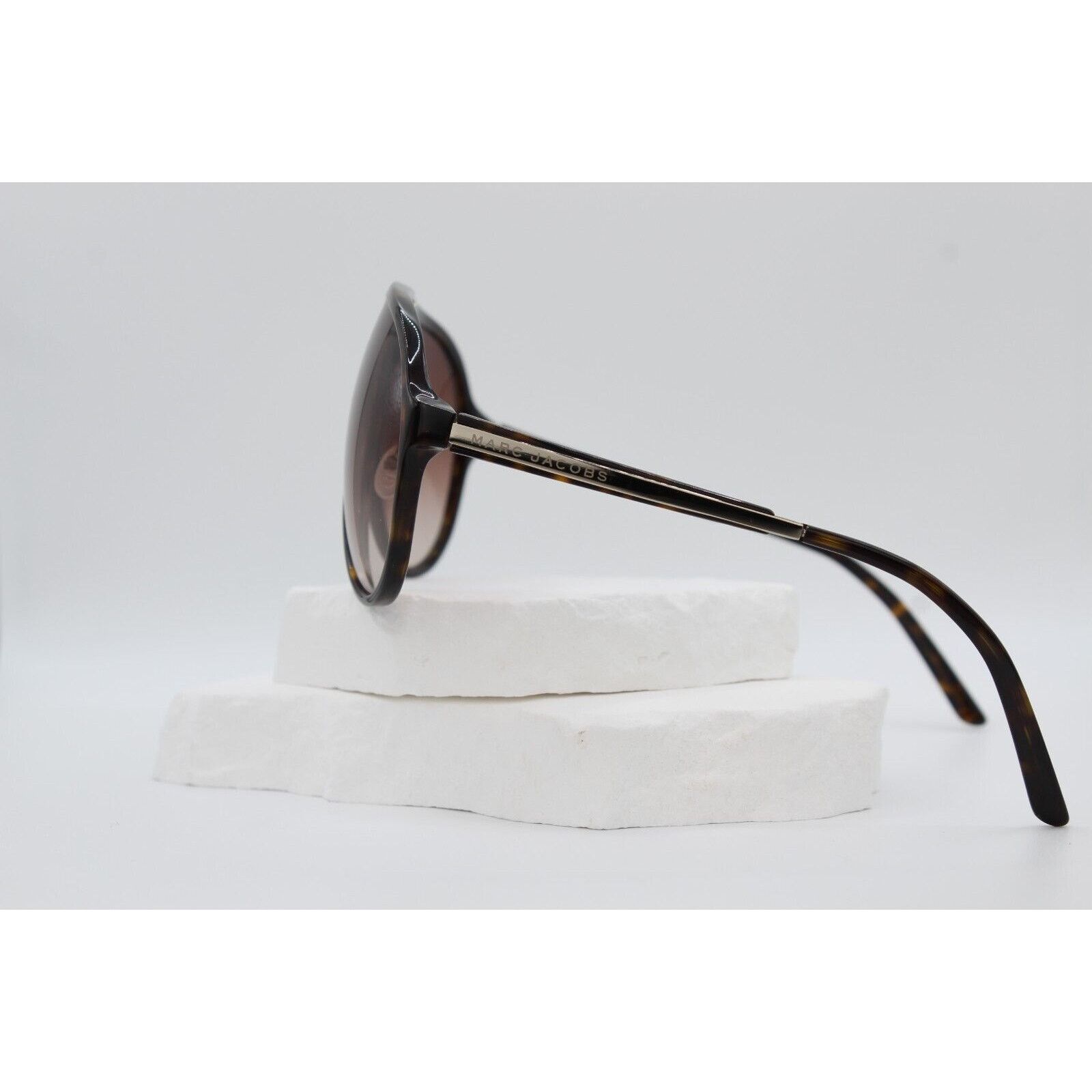 Marc Jacobs Marc Jacobs MJ 052/S AVZ7S Sunglasses - Black & Gold Size ONE SIZE - 3 Thumbnail