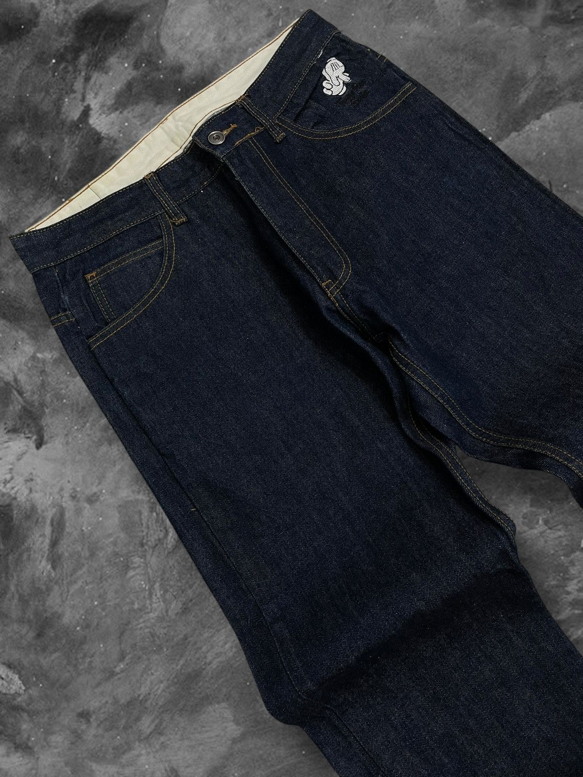 Japanese Brand Vintage Y2K Designer Japan LateComer Streetwear Mickey Denim Size US 32 / EU 48 - 14 Thumbnail