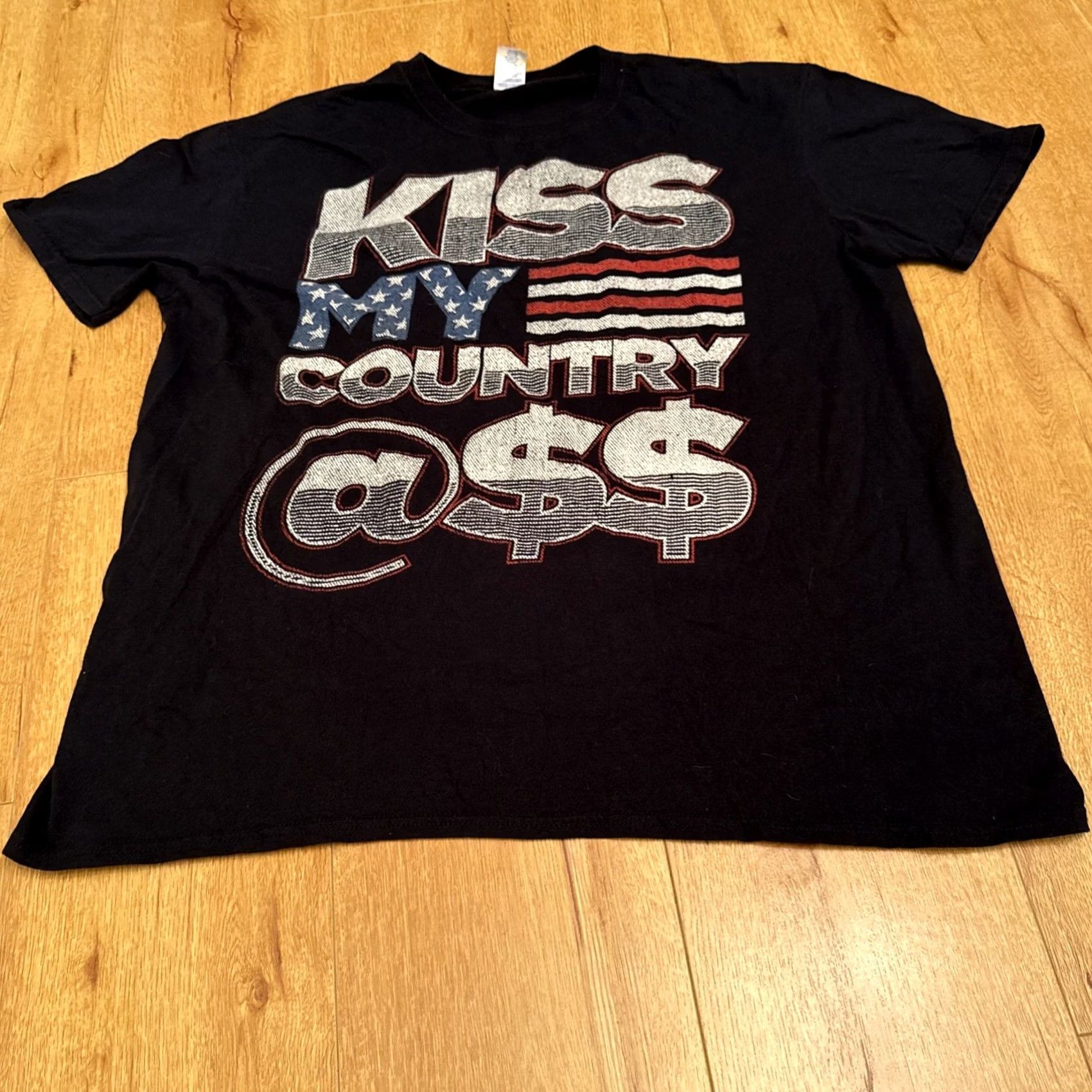 Vintage Blake Shelton American Flag Music Shirt Mens XL Regular Size Black Pre-owned Excellent Shipping Size US XL / EU 56 / 4 - 3 Thumbnail