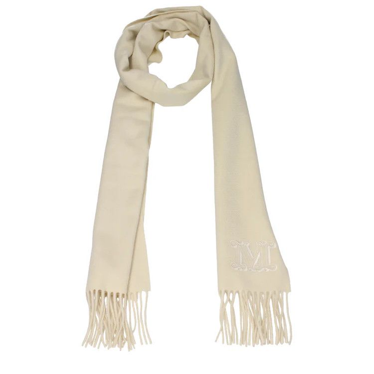 Max Mara ob1o1e1124 Size: OS / Cashmere Scarve in Cream Size ONE SIZE - 1 Preview