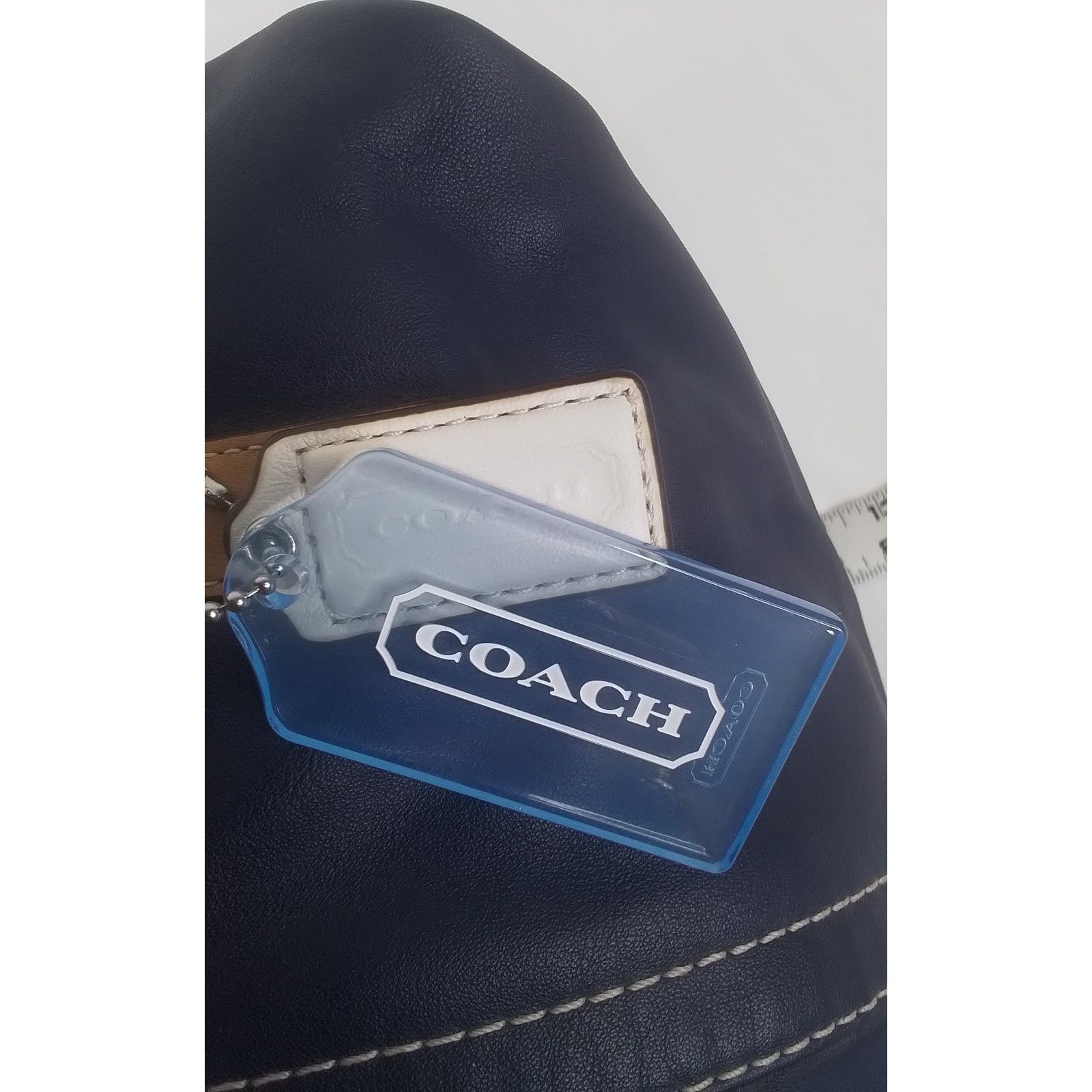 Coach Coach Hadley 2-Way Shoulder Bag Blue Leather Purse NWT Size ONE SIZE - 7 Thumbnail