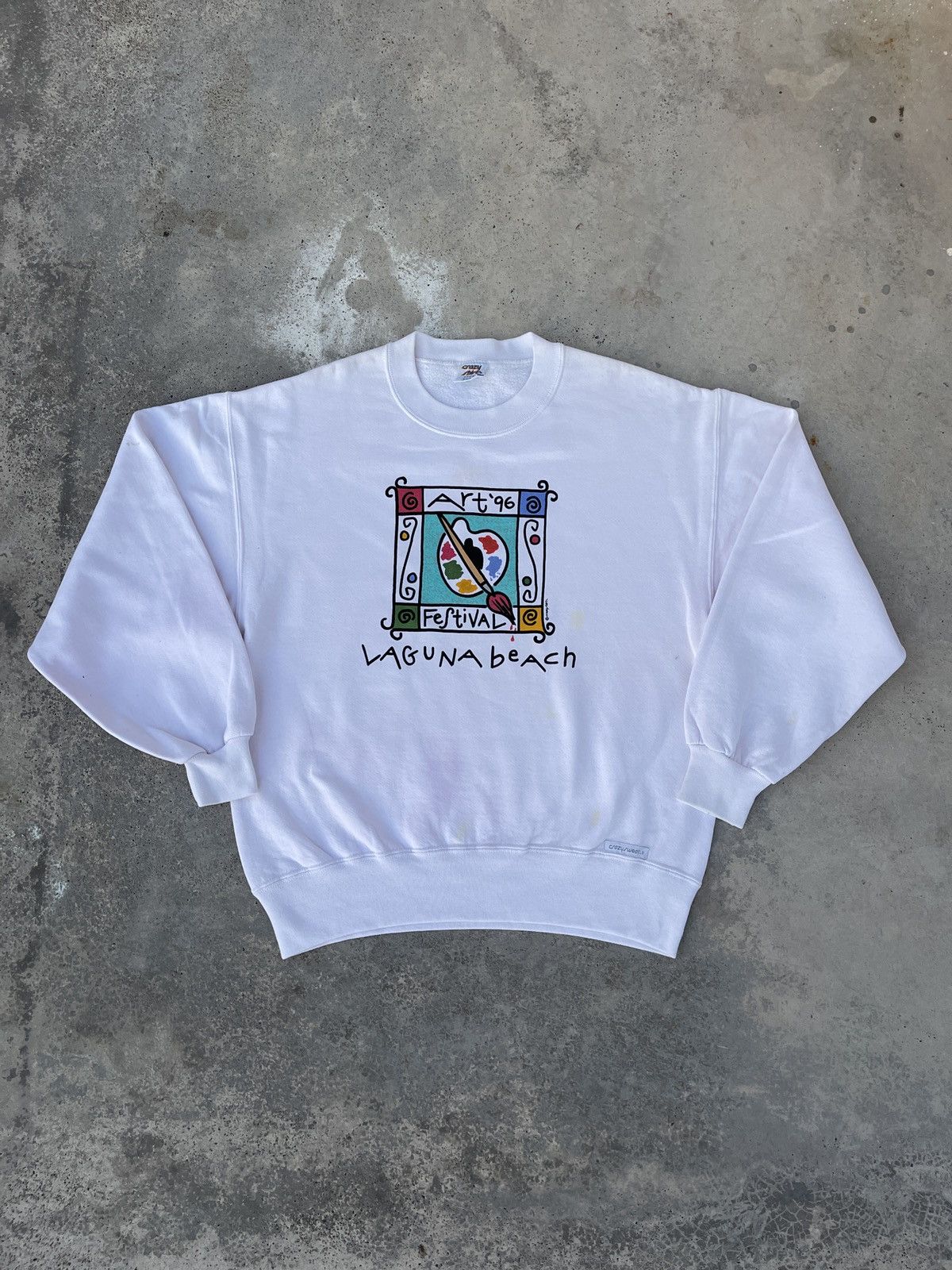 Vintage Vintage Art Crazy Shirt Sweatshirt Size US L / EU 52-54 / 3 - 1 Thumbnail
