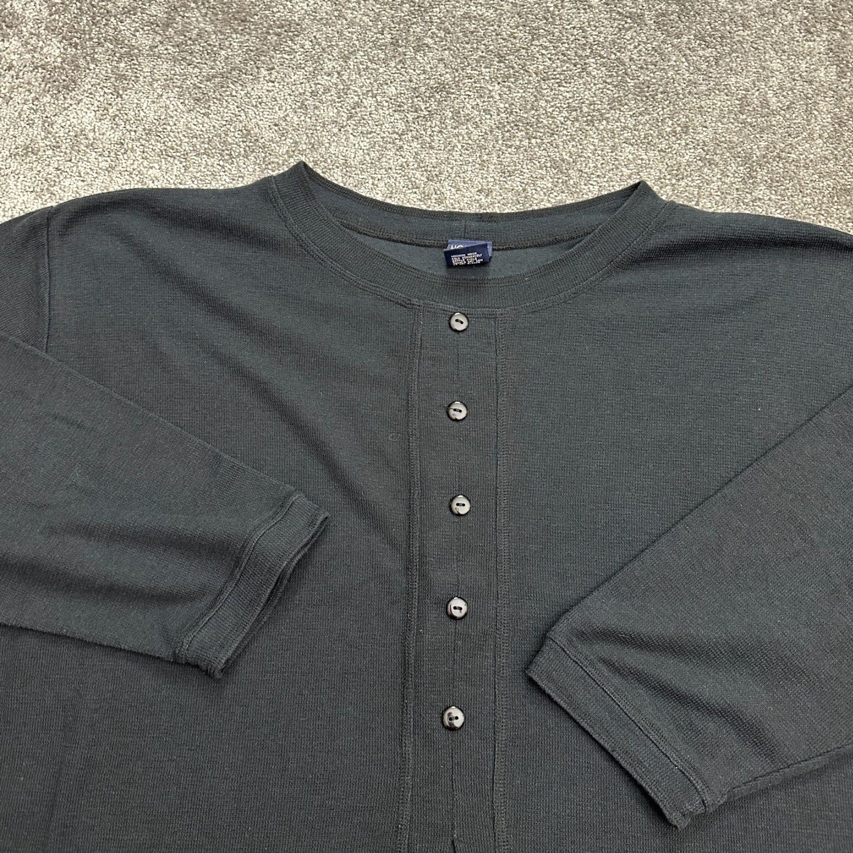 Vintage Honors Plus Size Cardigan Sweater Women 26W Navy Blue Button Up Lightweight Knit Size 4XL / US 24-26 - 3 Thumbnail