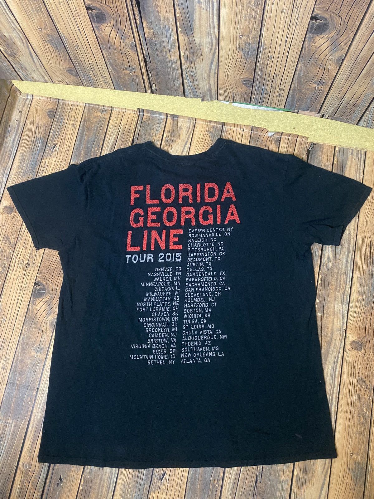 Band Tees × Japanese Brand × Vintage Vintage y2k Florida giorgia line band tee Size US L / EU 52-54 / 3 - 4 Thumbnail