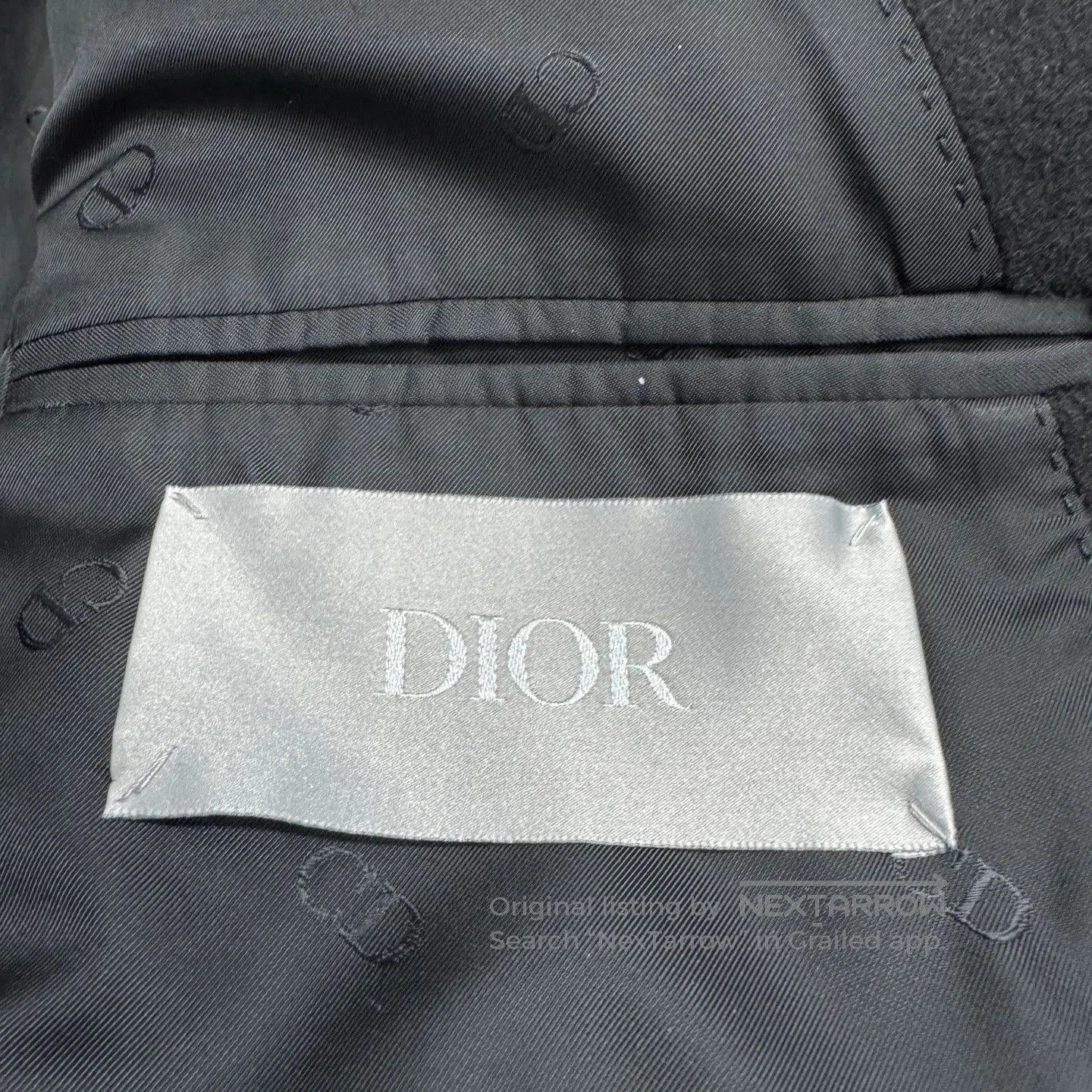 Dior Black Long Belted Coat Size M. Size US M / EU 48-50 / 2 - 2 Thumbnail