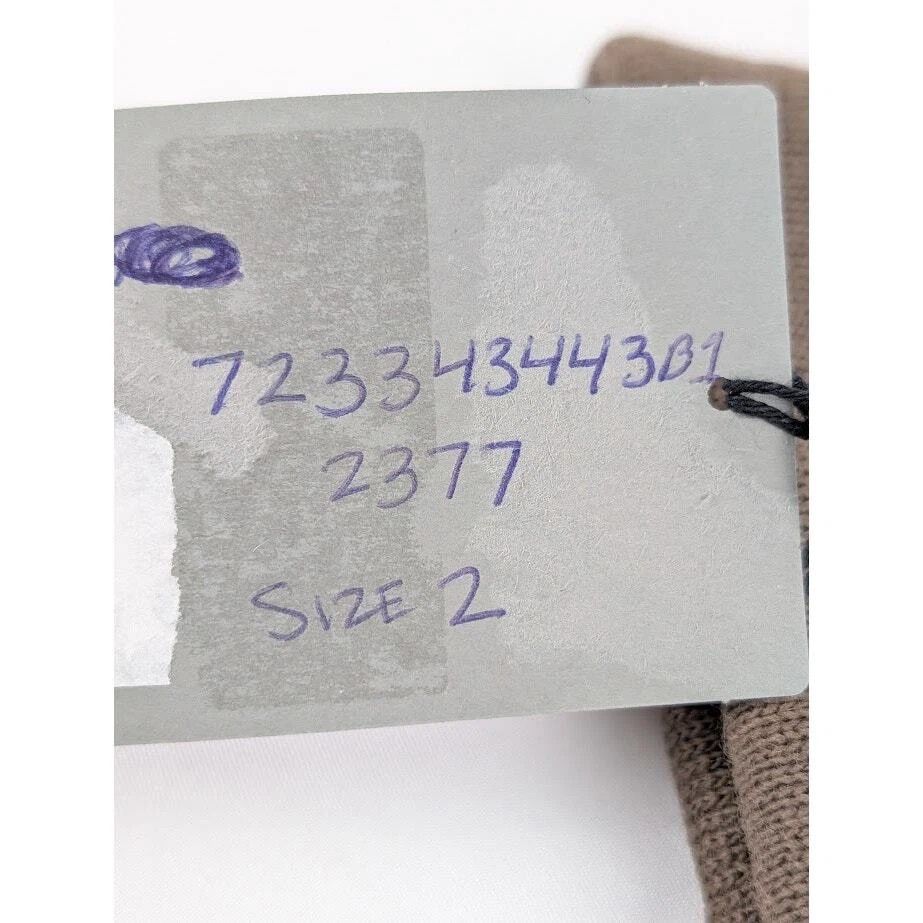 Balenciaga o1rshd1 Q:2 / Size: 2 / Wool Logo Beanie In Brown Size ONE SIZE - 8 Thumbnail