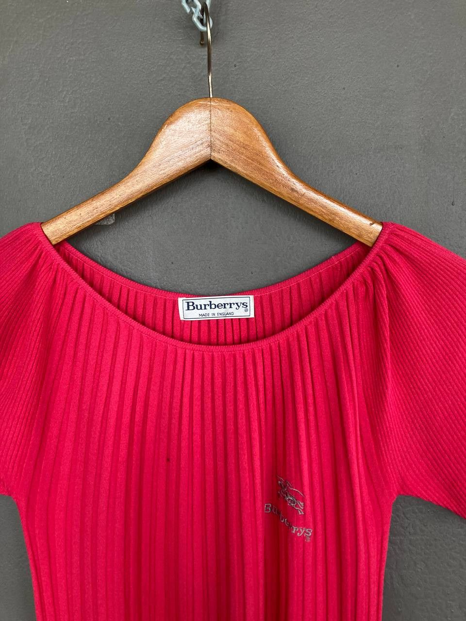 Burberry Vintage Burberry Rib Knit Blouse Size S / US 4 / IT 40 - 3 Thumbnail