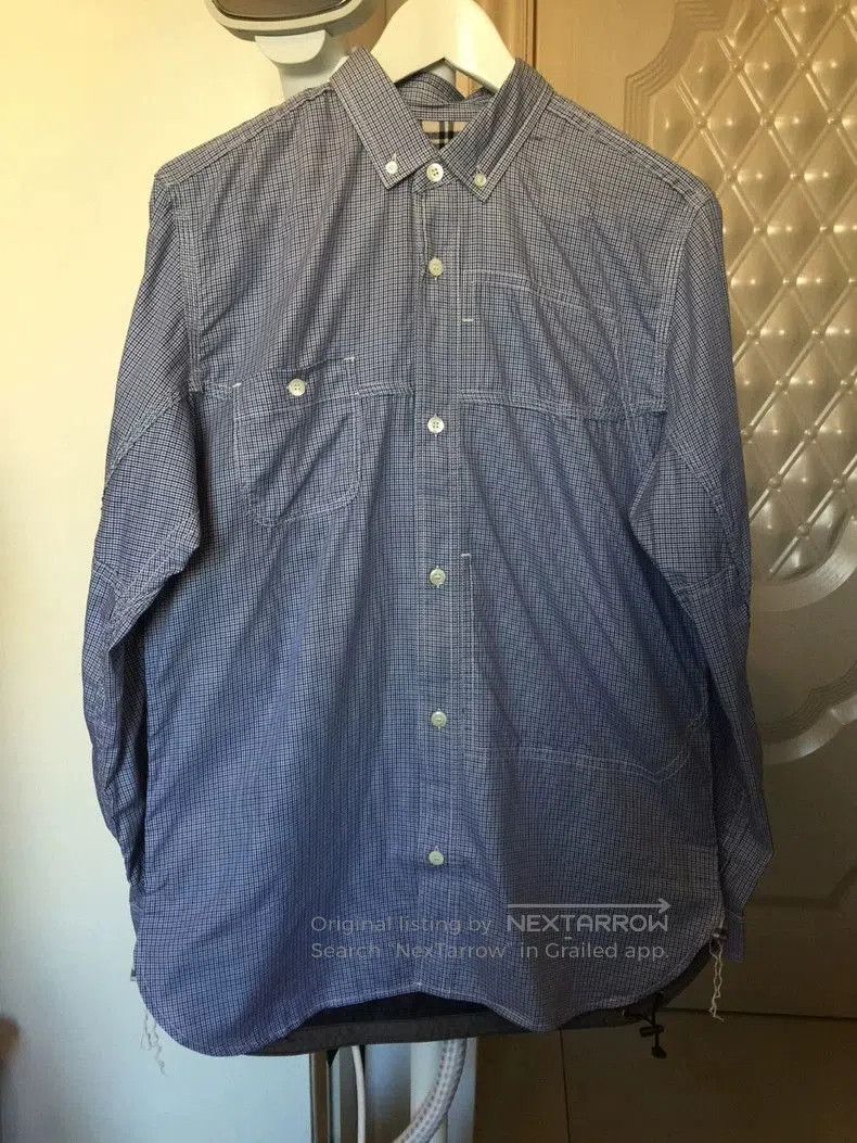 Junya Watanabe Man Tech Spliced Shirt.
