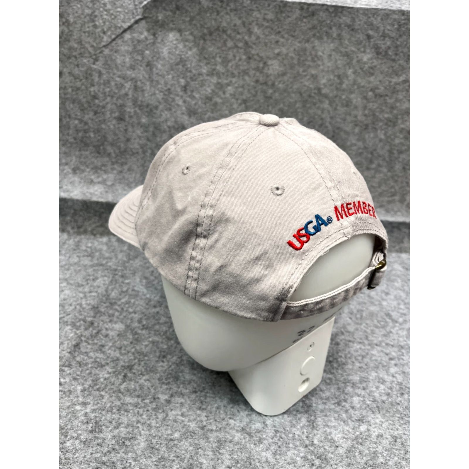Vintage USGA US Open Hat Cap Strap Back Adult One Size Gray Oakmont 2016 USGA Cotton Golf Baseball Cap Mens One Size Gray Sports Logo 2016 Oakmont USGA Size ONE SIZE - 5 Thumbnail