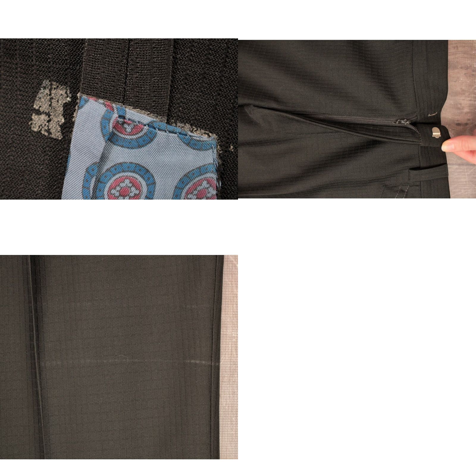 Vintage VINTAGE Men's VTG 70s NOS Black 2 PC Leisure Suit Sz M/L 1970s Disco Mens Size 40R - 9 Thumbnail