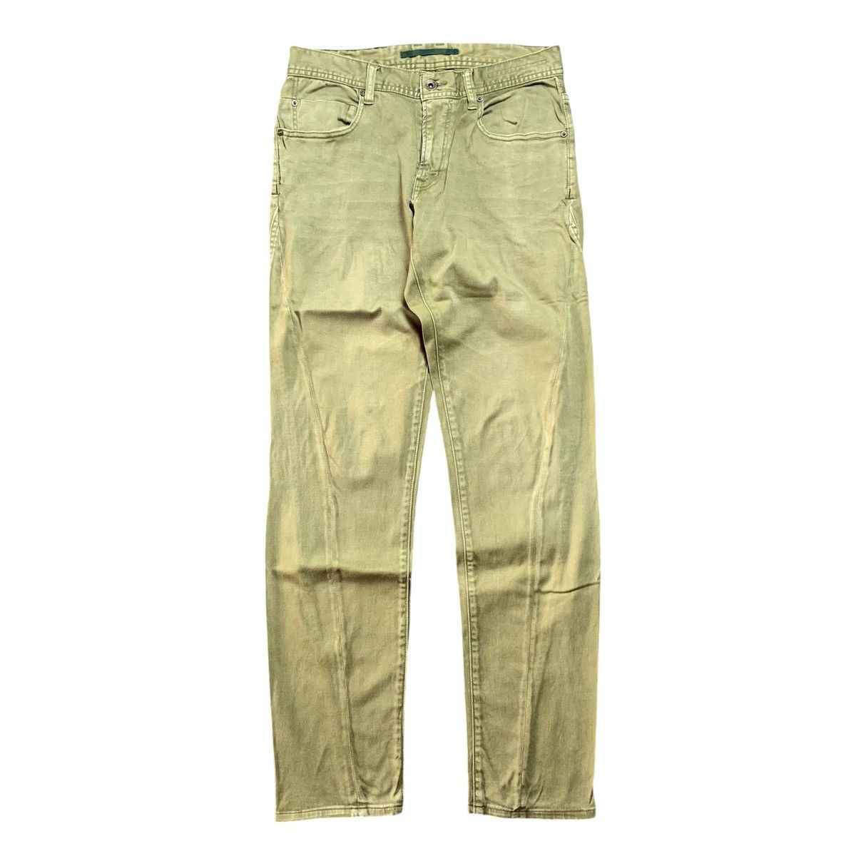 If Six Was Nine × Japanese Brand × Le Grande Bleu (L.G.B.) 2000s Tete Homme Spiral Cut Pants Size US 30 / EU 46 - 1 Thumbnail
