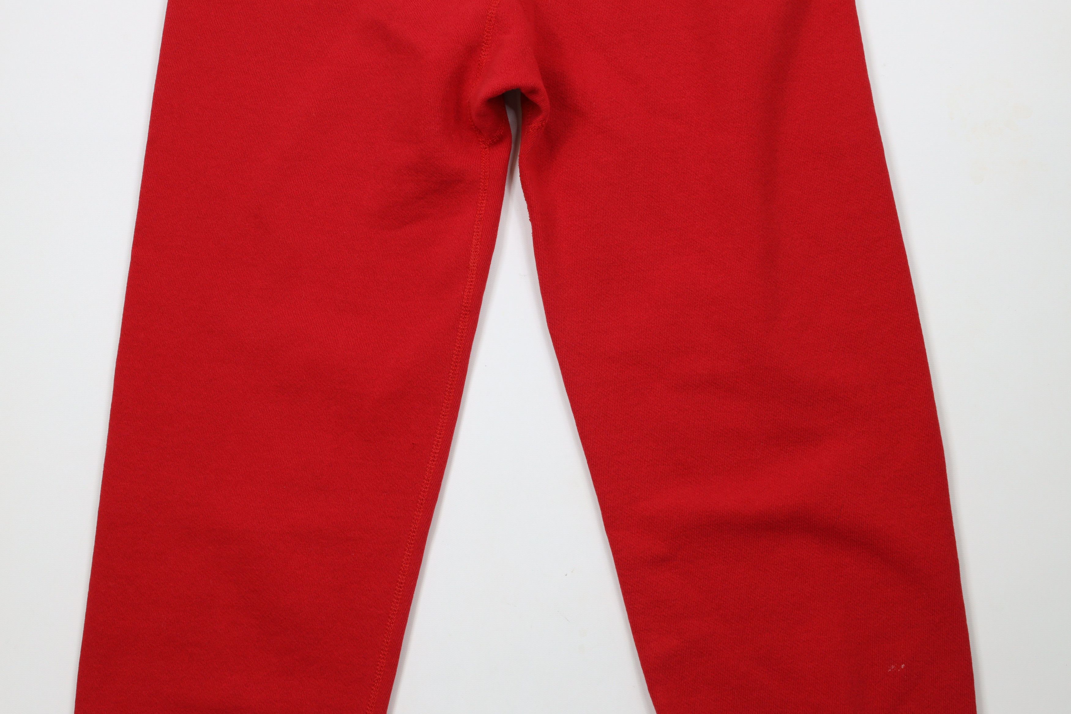 Vintage Vintage 70s 80s Streetwear Sweatpants Joggers Red USA Size US 34 / EU 50 - 13 Thumbnail