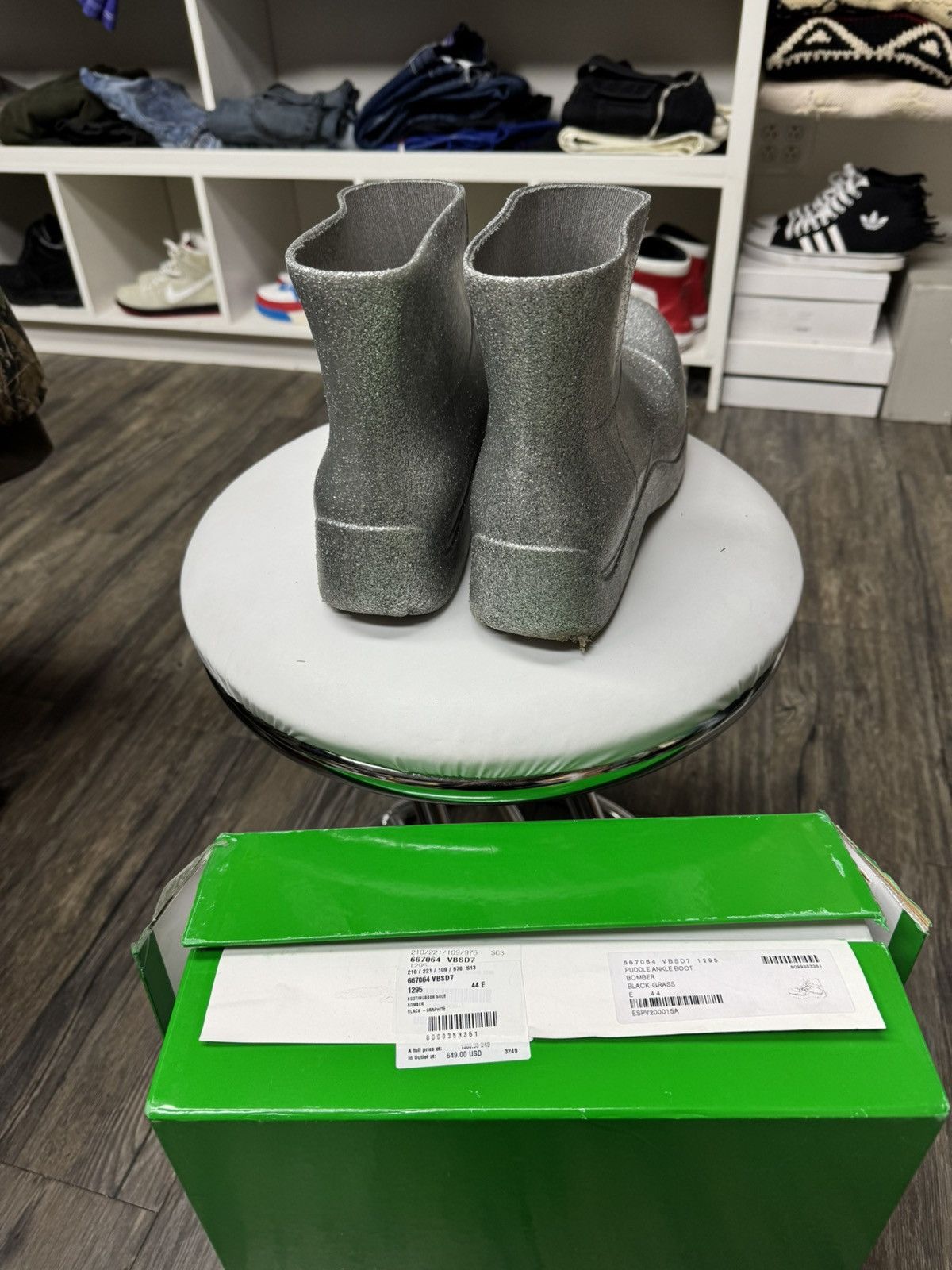 Bottega Veneta bottega Veneta Glitter Puddle Boots Size US 10.5 / EU 43-44 - 3 Thumbnail